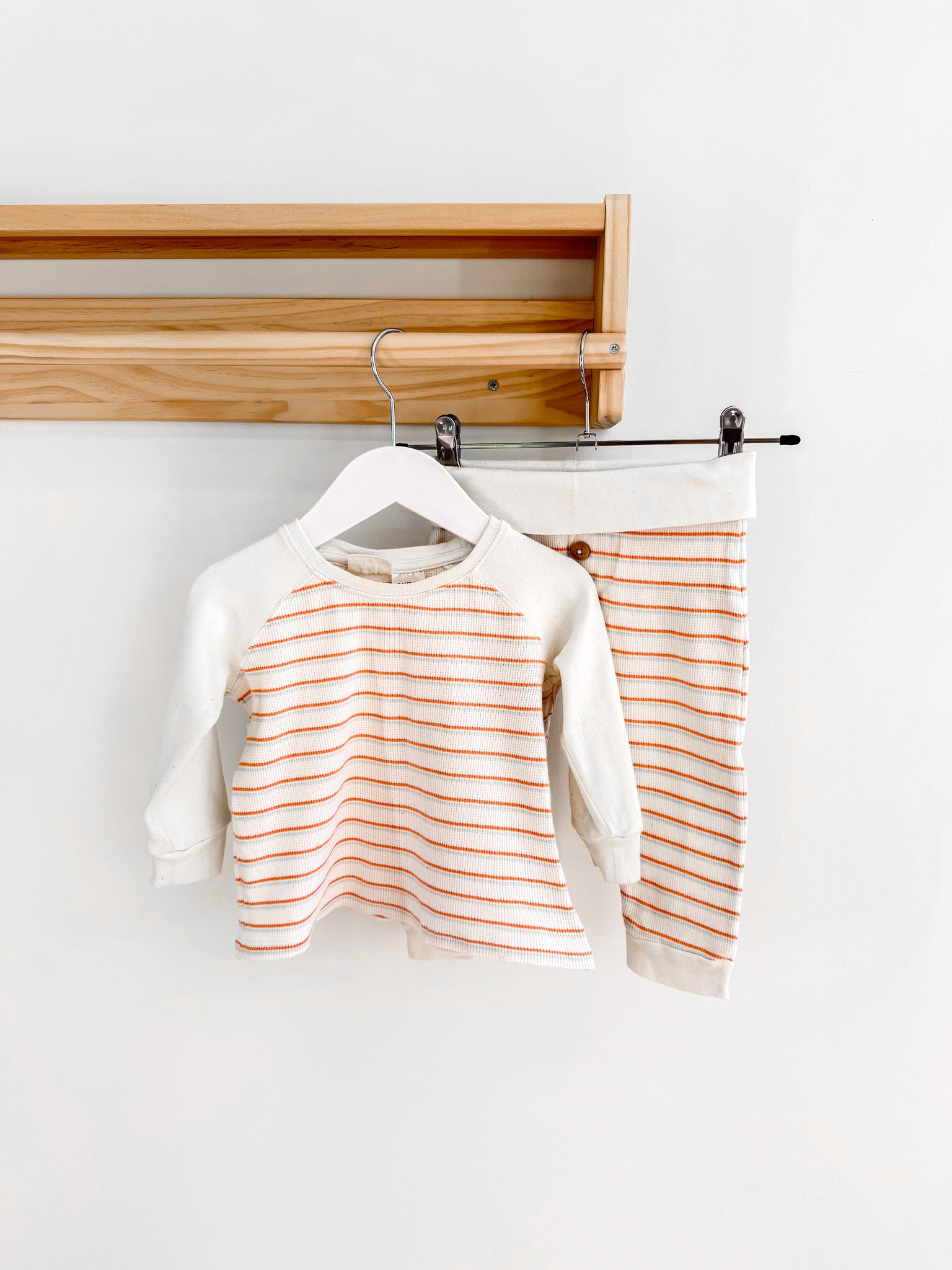 Peter Alexander organic waffle PJ set (0-3m)