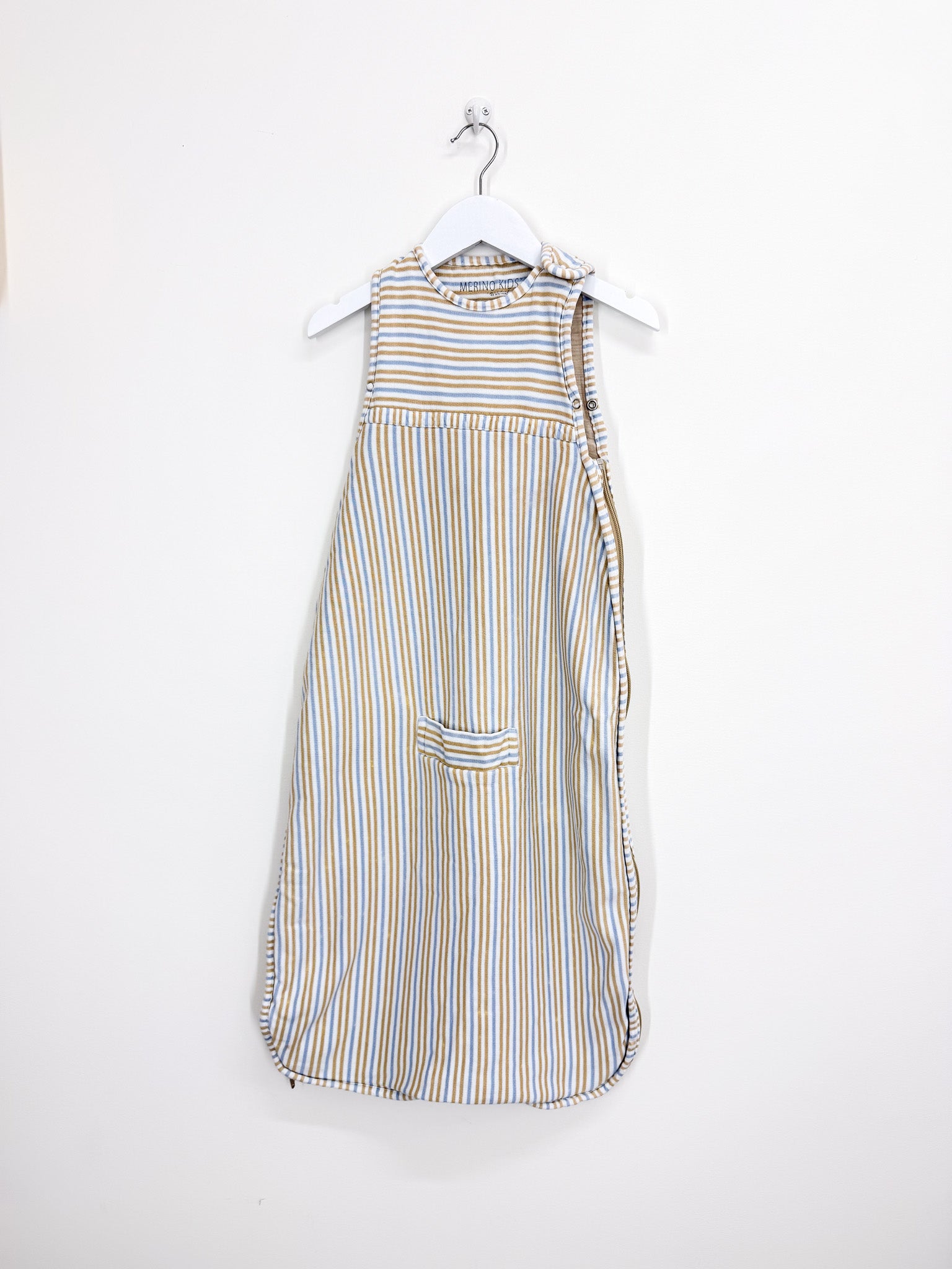 Merino Kids merino cotton go go bag - stripe 1.8 tog (3-24m)