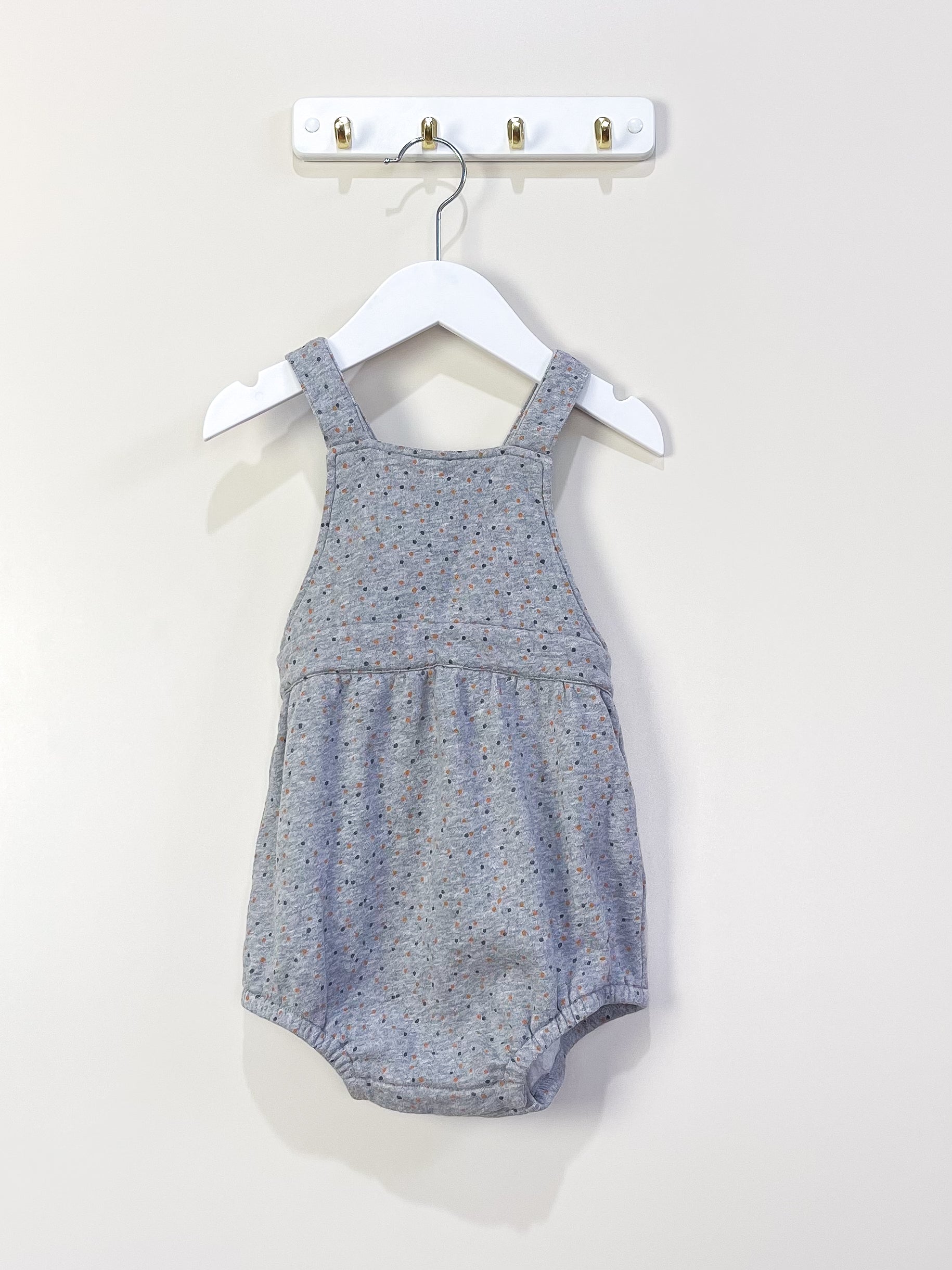 Nature Baby organic fleece spot romper (2y)