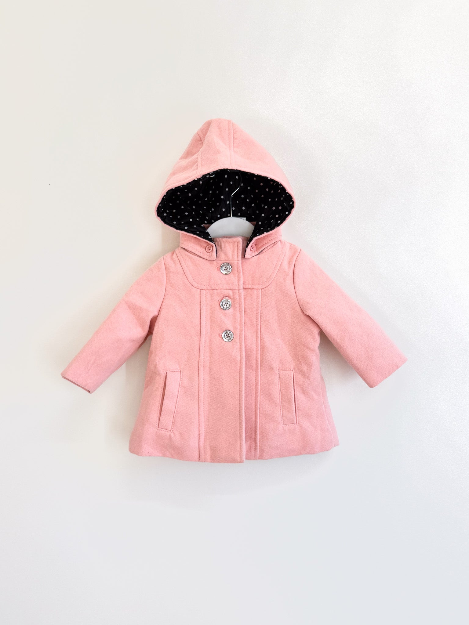 Teeny Weeny hooded coat (3-6m)