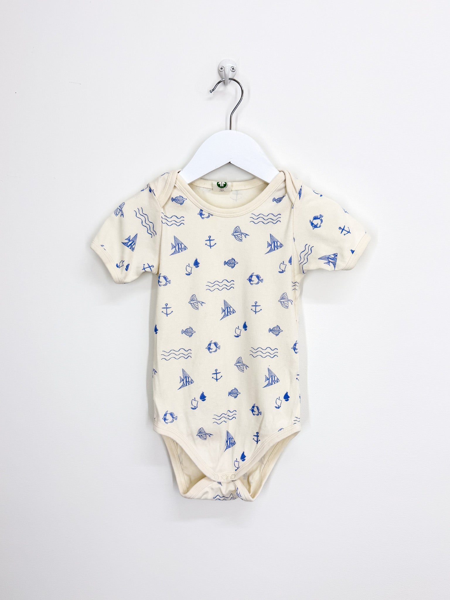 Nature Baby organic bodysuit - atlantic (1y)