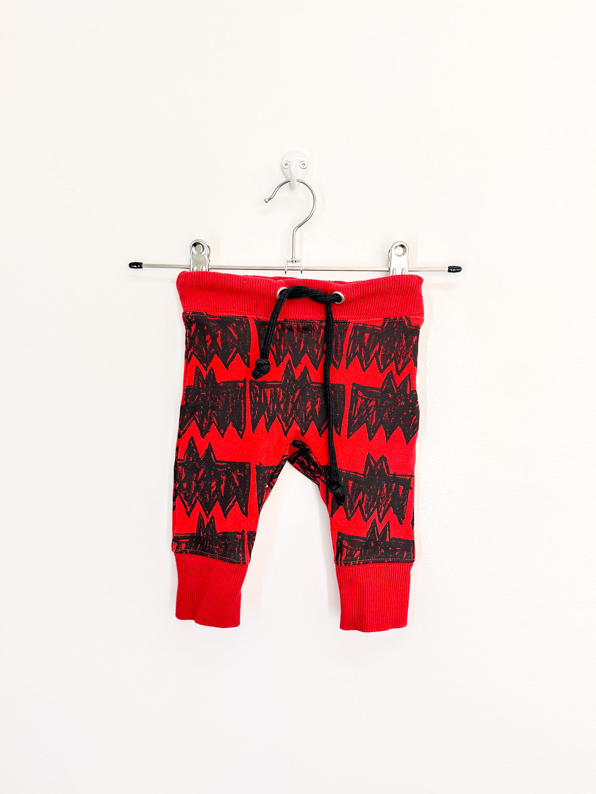 Minti drawstring track pants (0-3m)