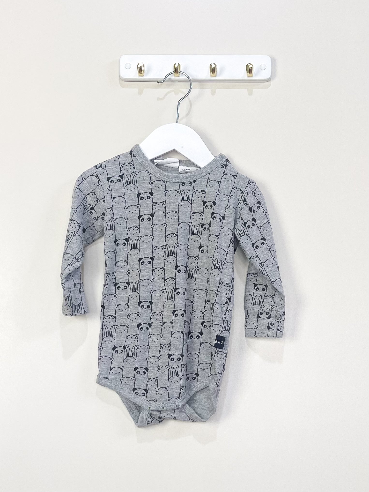 Hux animal bodysuit (12-18m)