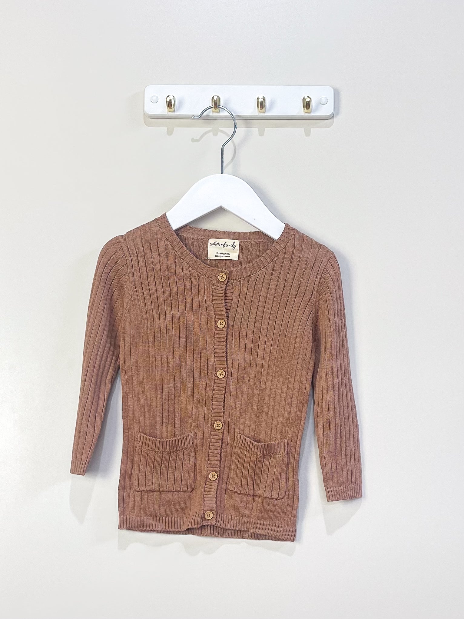 Wilson & Frenchy lightweight knit cardigan (12-18m)