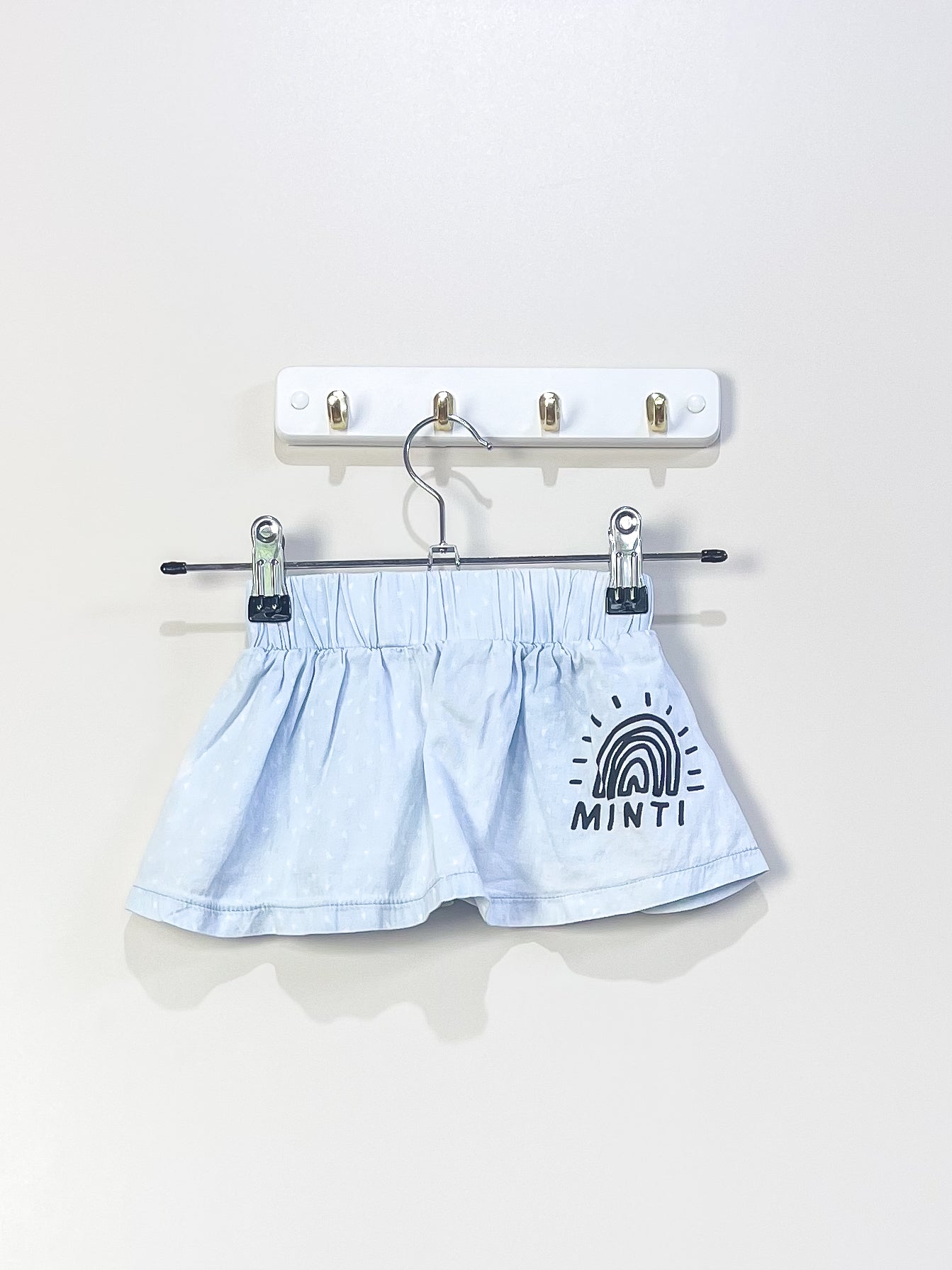 Minti chambray skirt (1y)