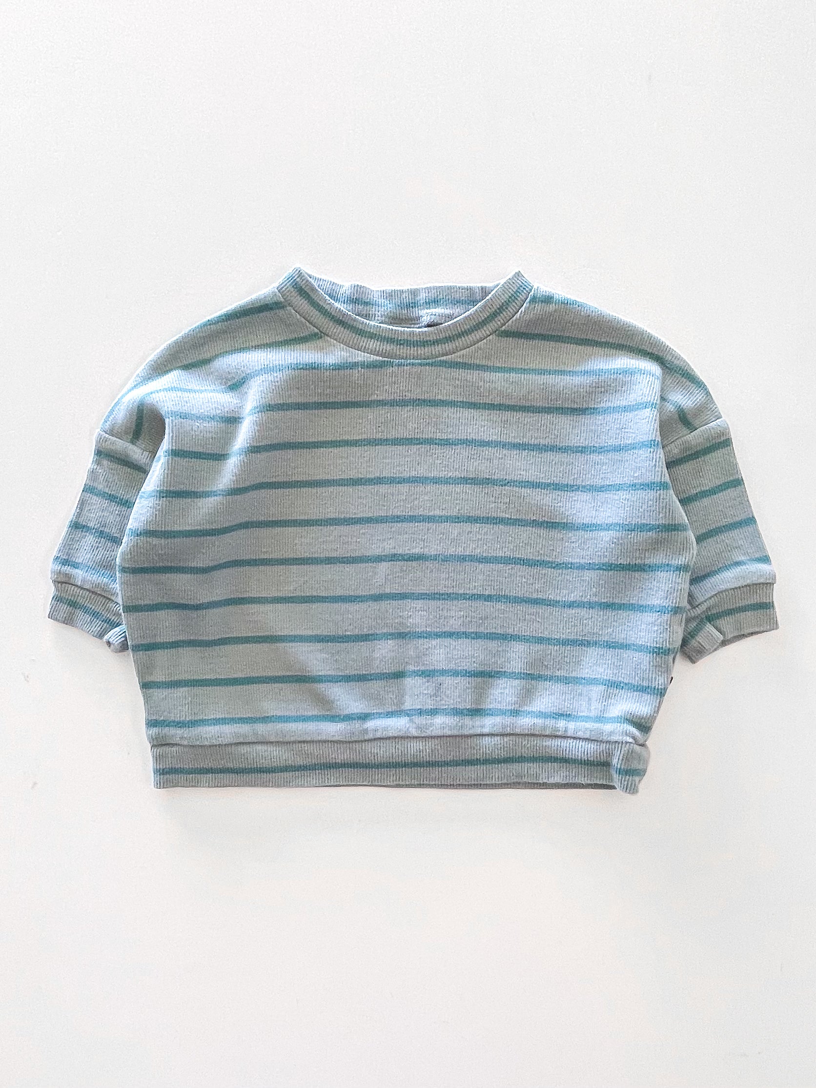 Bonds ribbed long sleeve tee (3-6m)