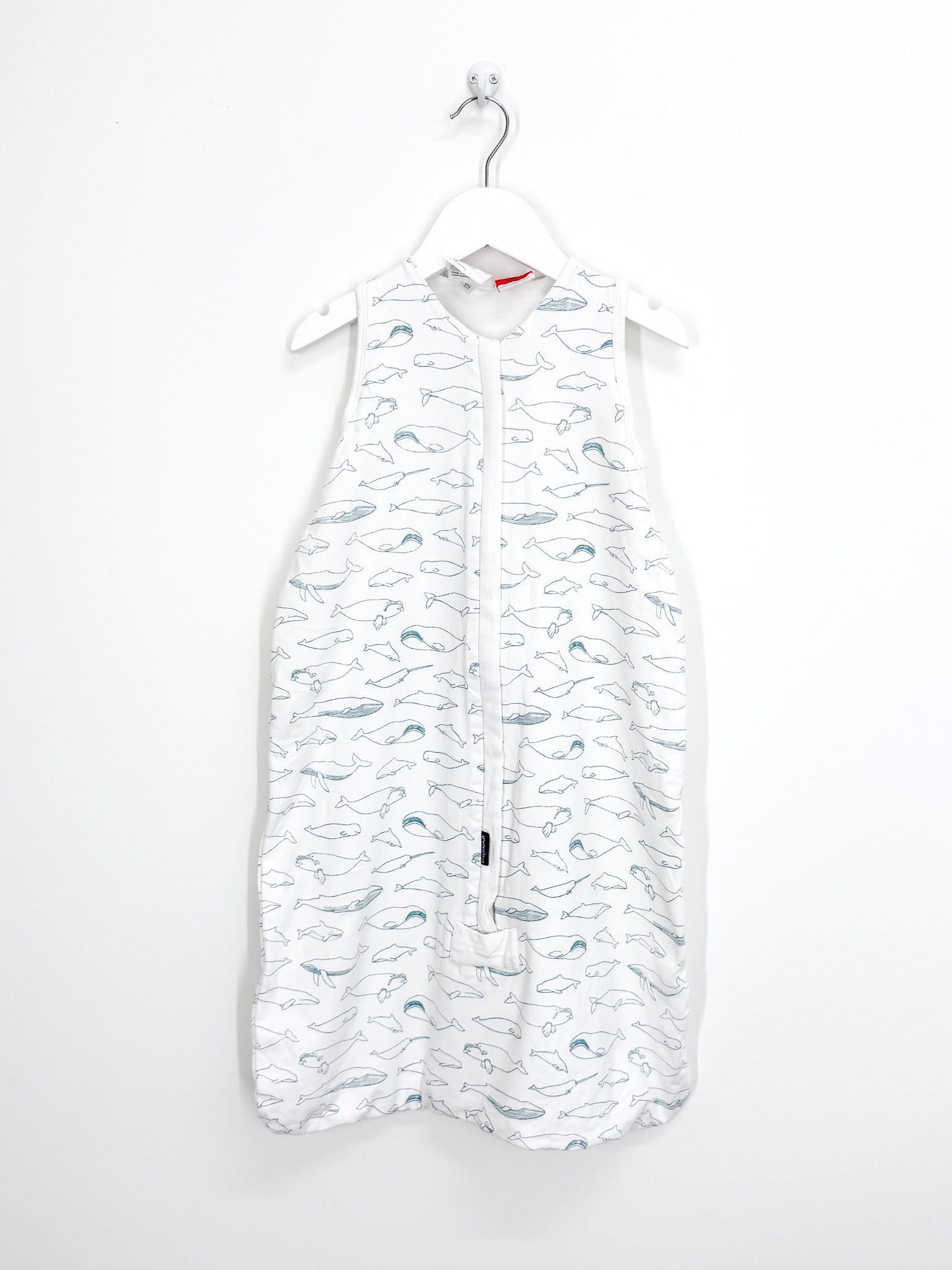 The Sleep Store organic sleep bag 1.0 tog - whales (0-6m)
