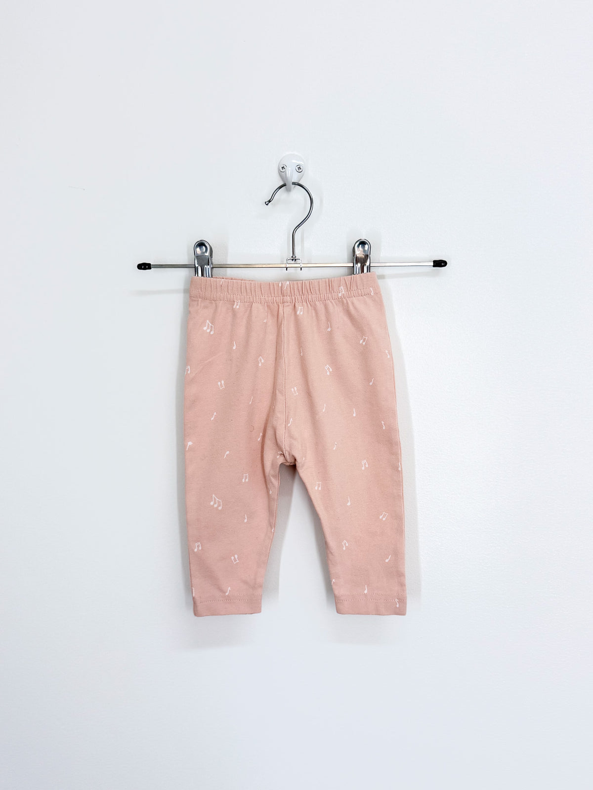 Nature Baby organic leggings - music notes (3-6m)