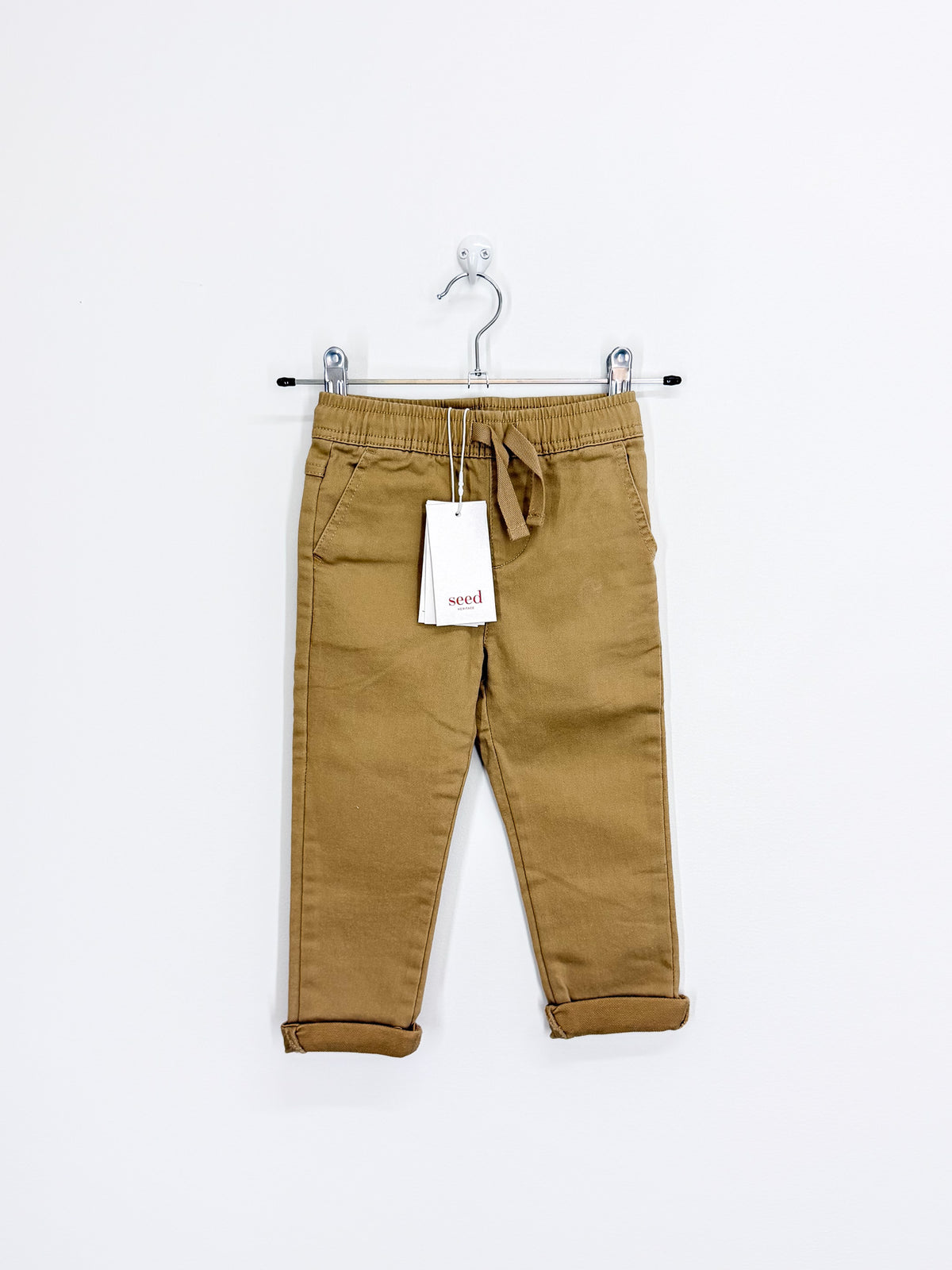BNWT Seed Heritage chino pants - biscotti (2y)