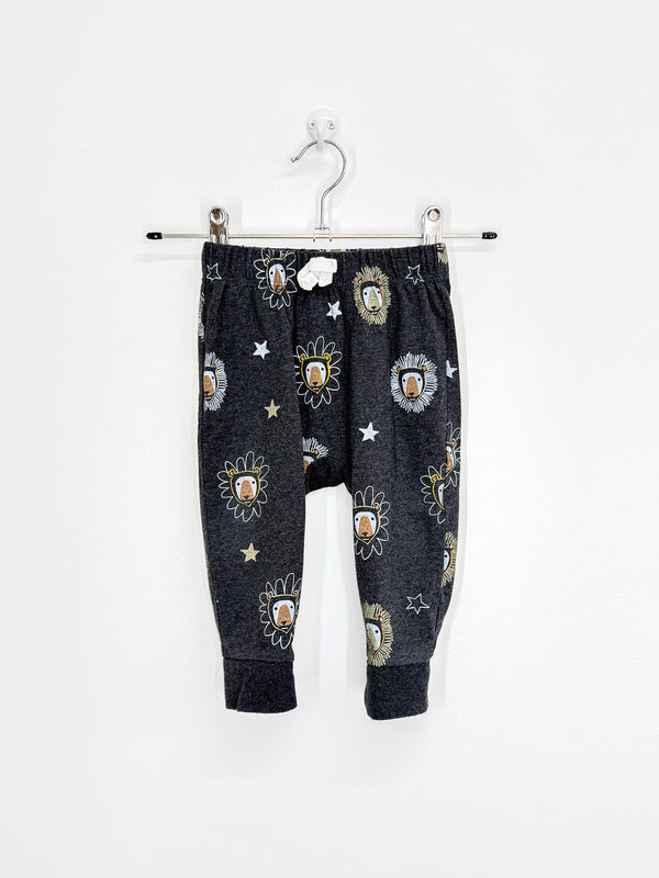 Teeny Weeny lion drop crotch leggings (6-12m)