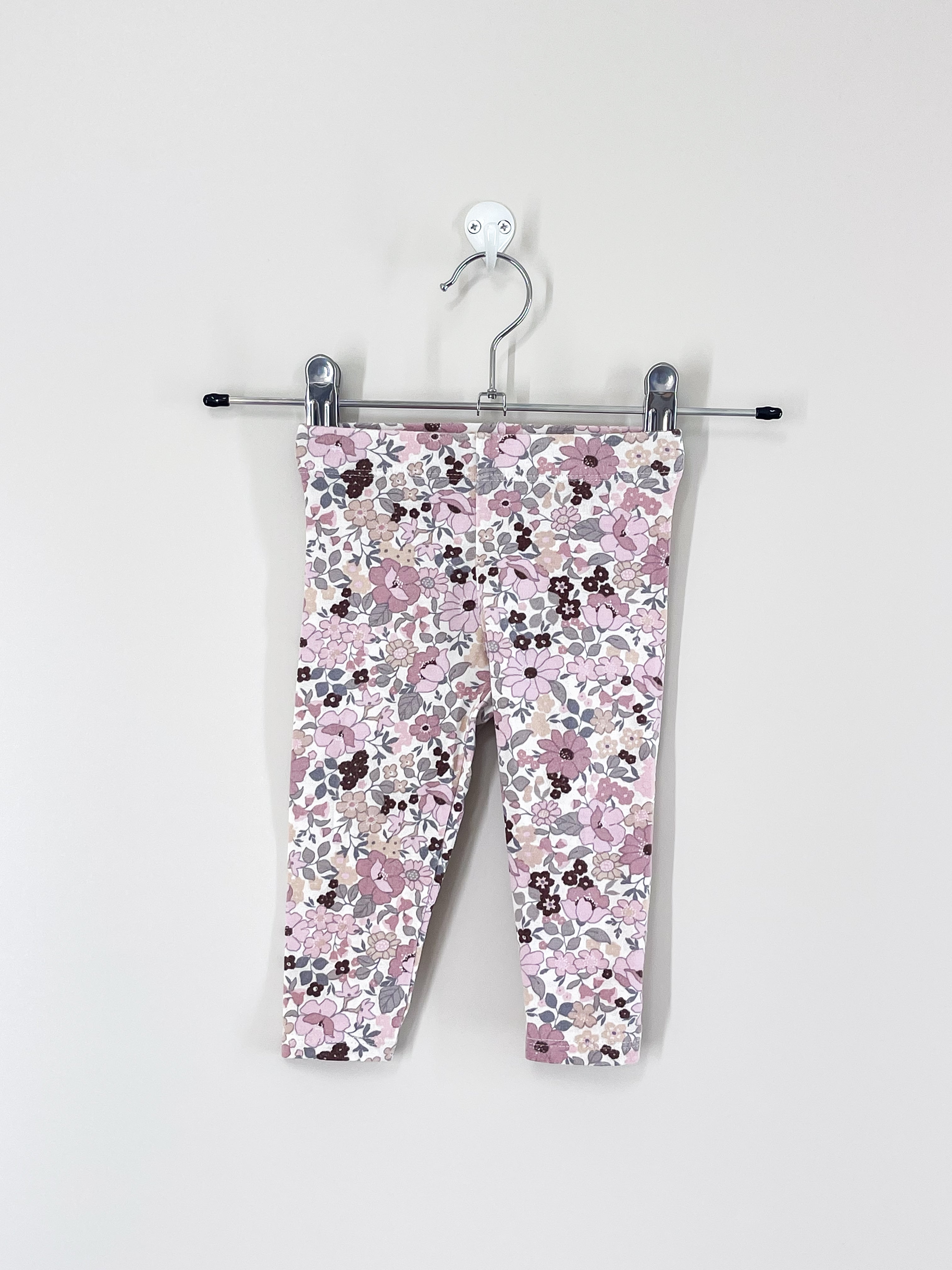 Country Road organic floral leggings (3-6m)