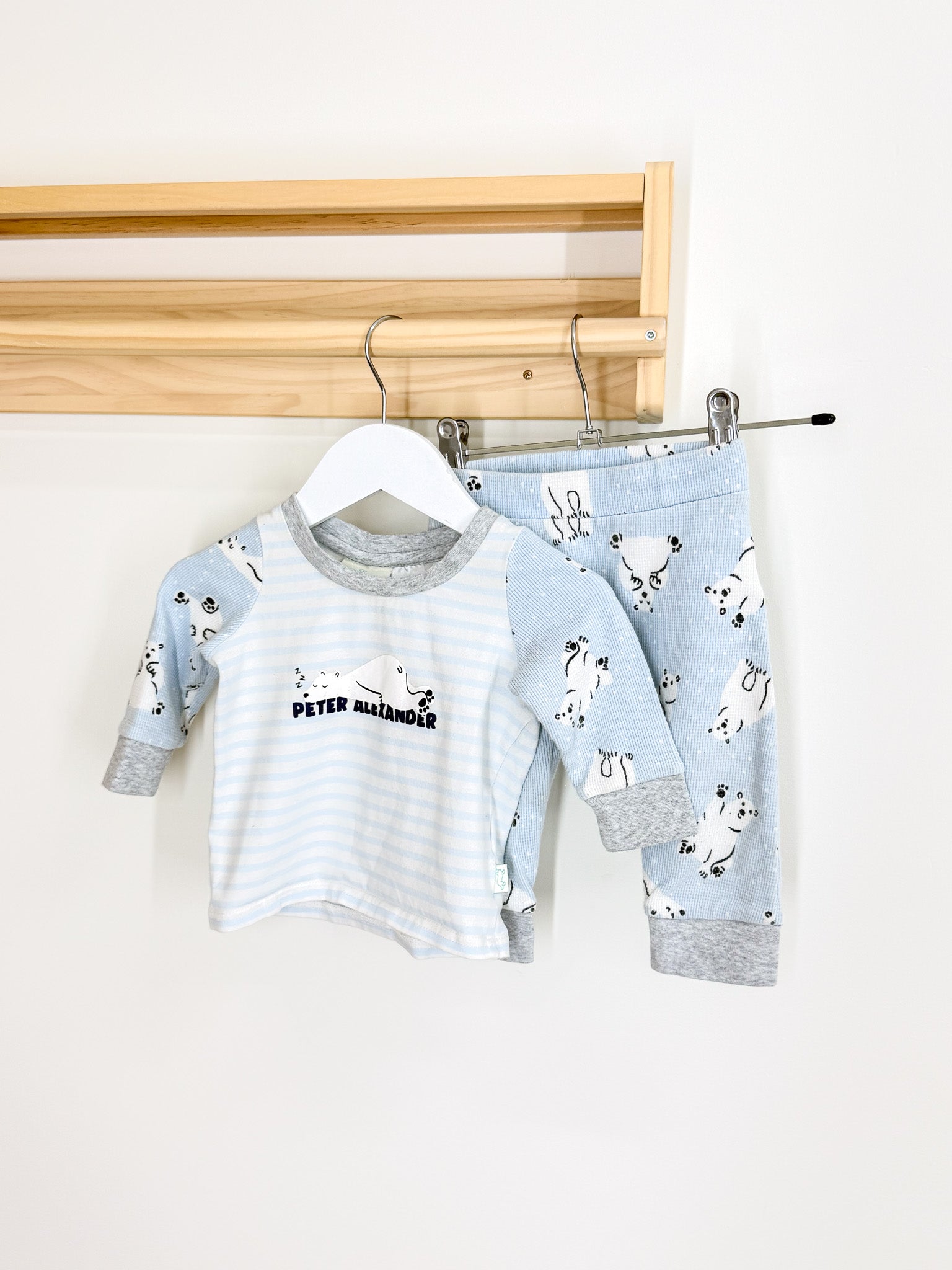 Peter Alexander waffle PJ set (6-12m)