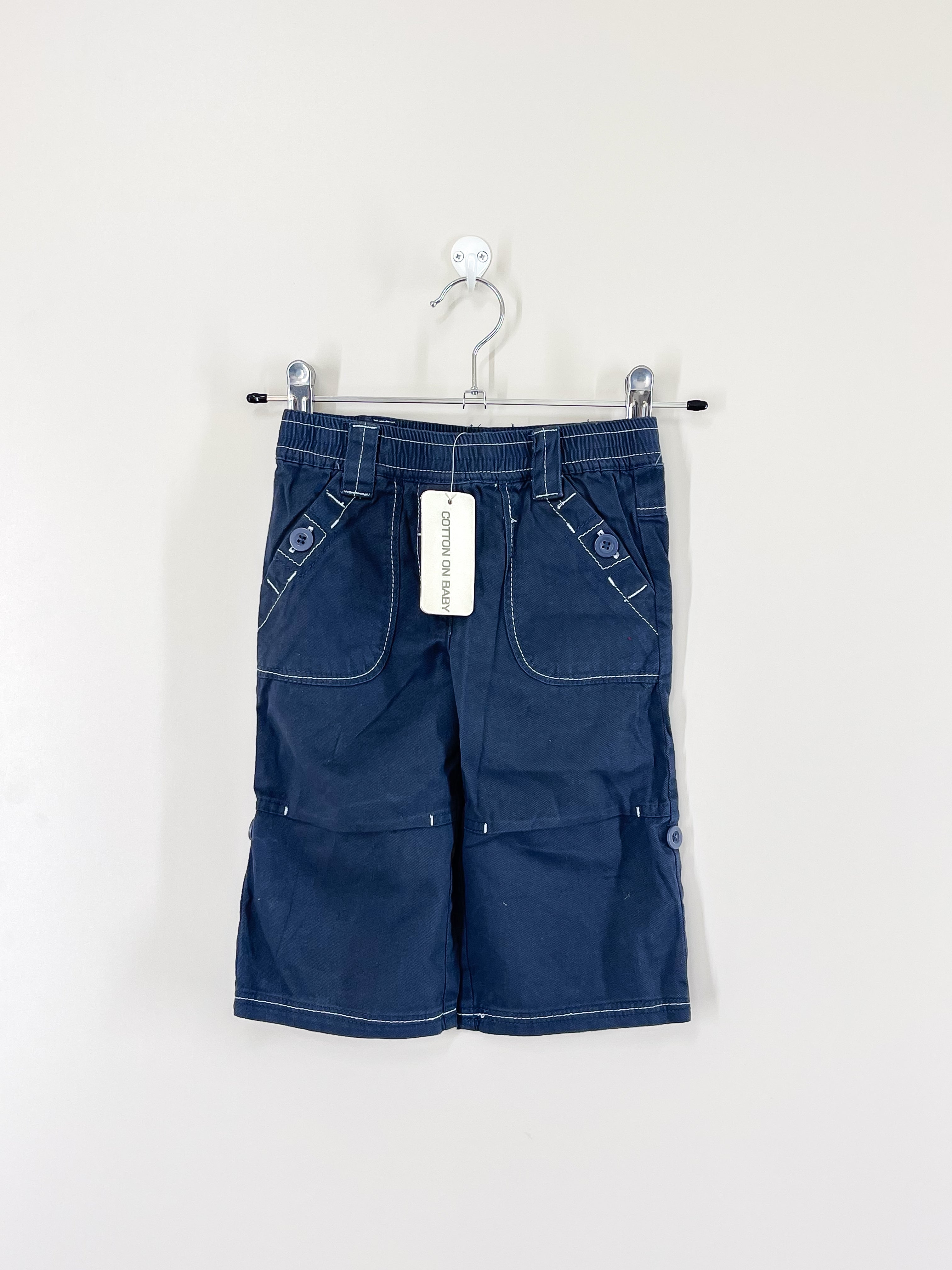 BNWT Cotton On Kids button pants (3-6m)