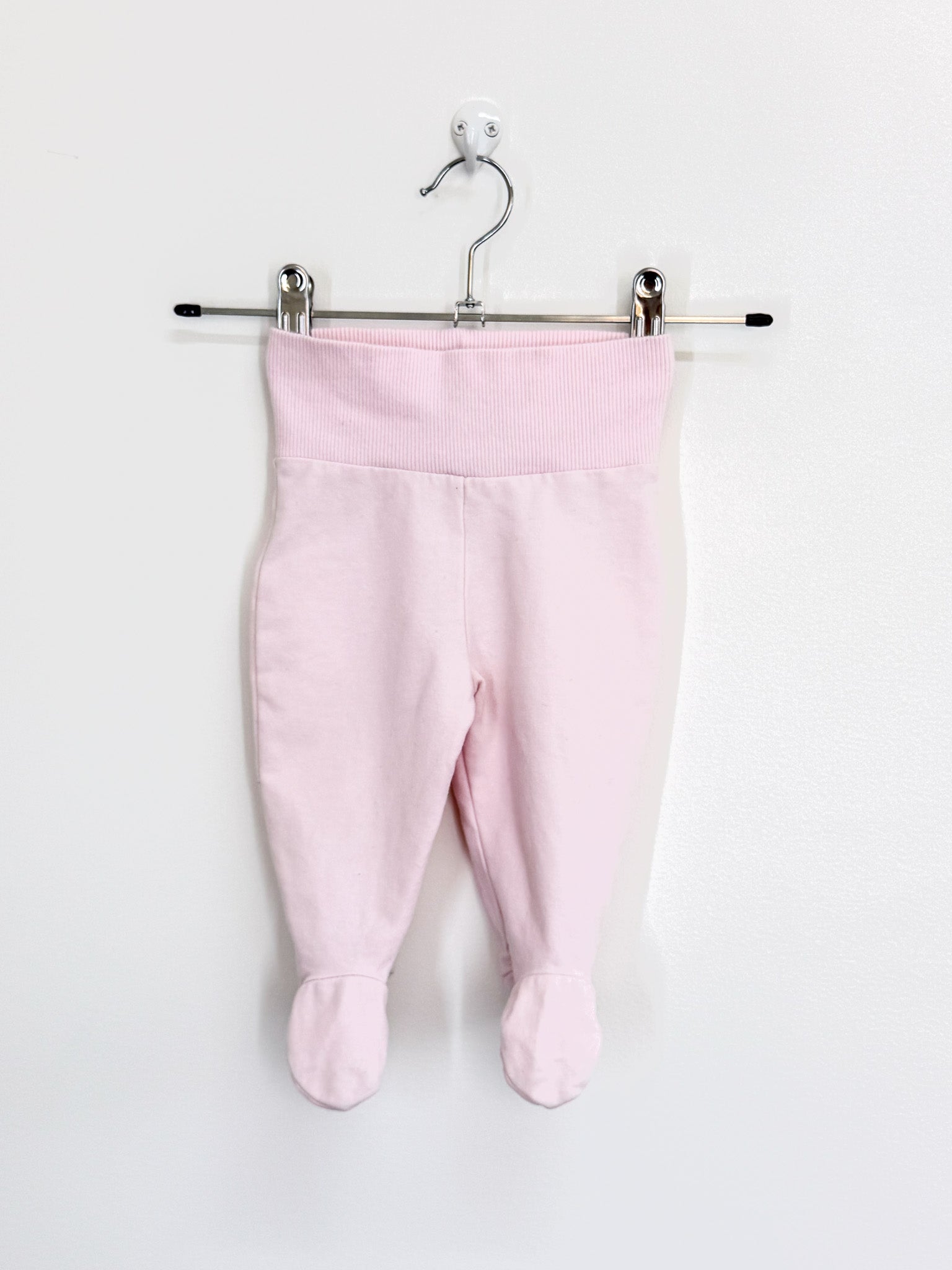 Teeny Weeny footed pants - pink (newborn)