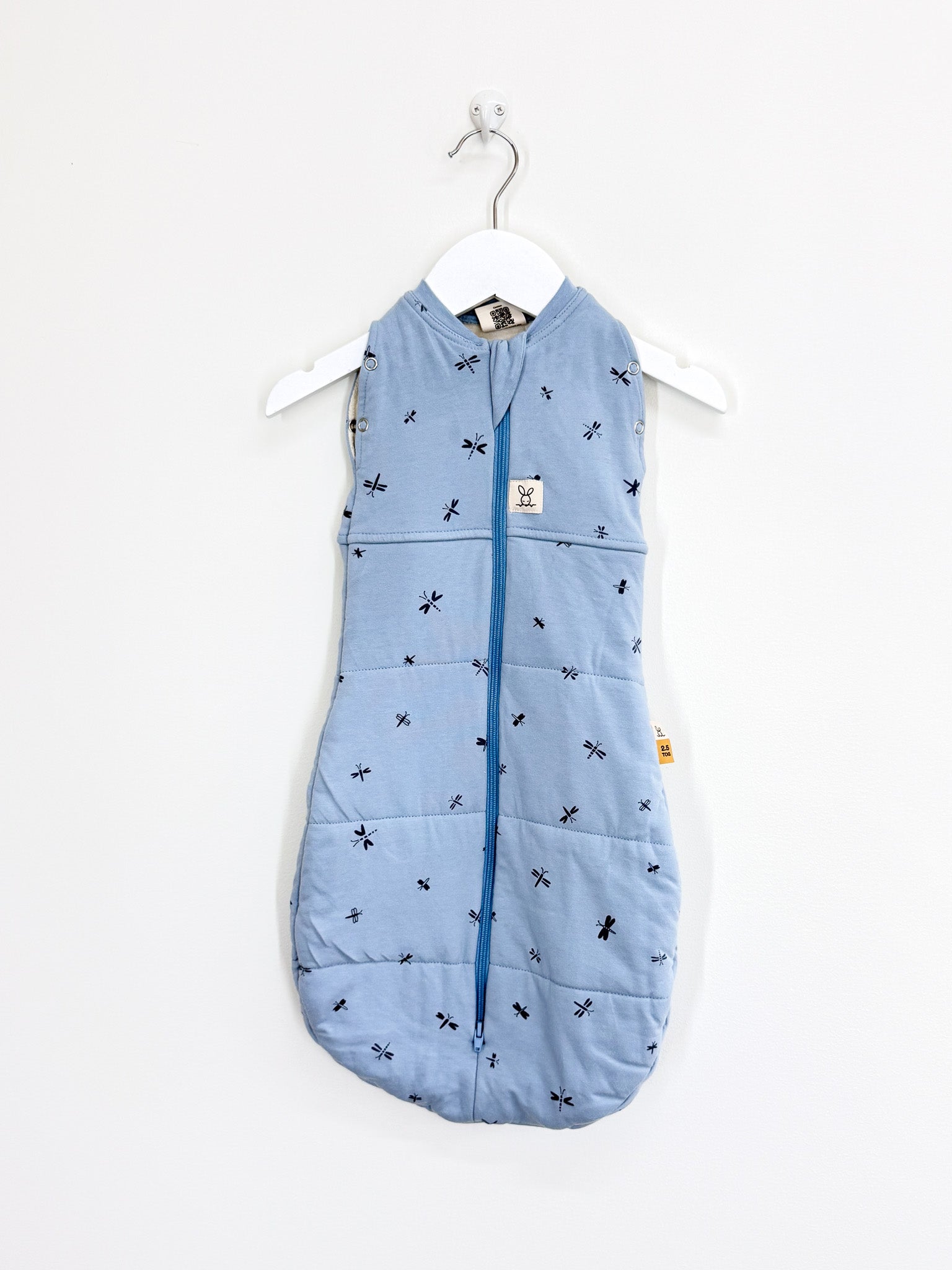 Ergopouch organic cocoon swaddle bag 2.5 tog - dragonflies (0-3m)