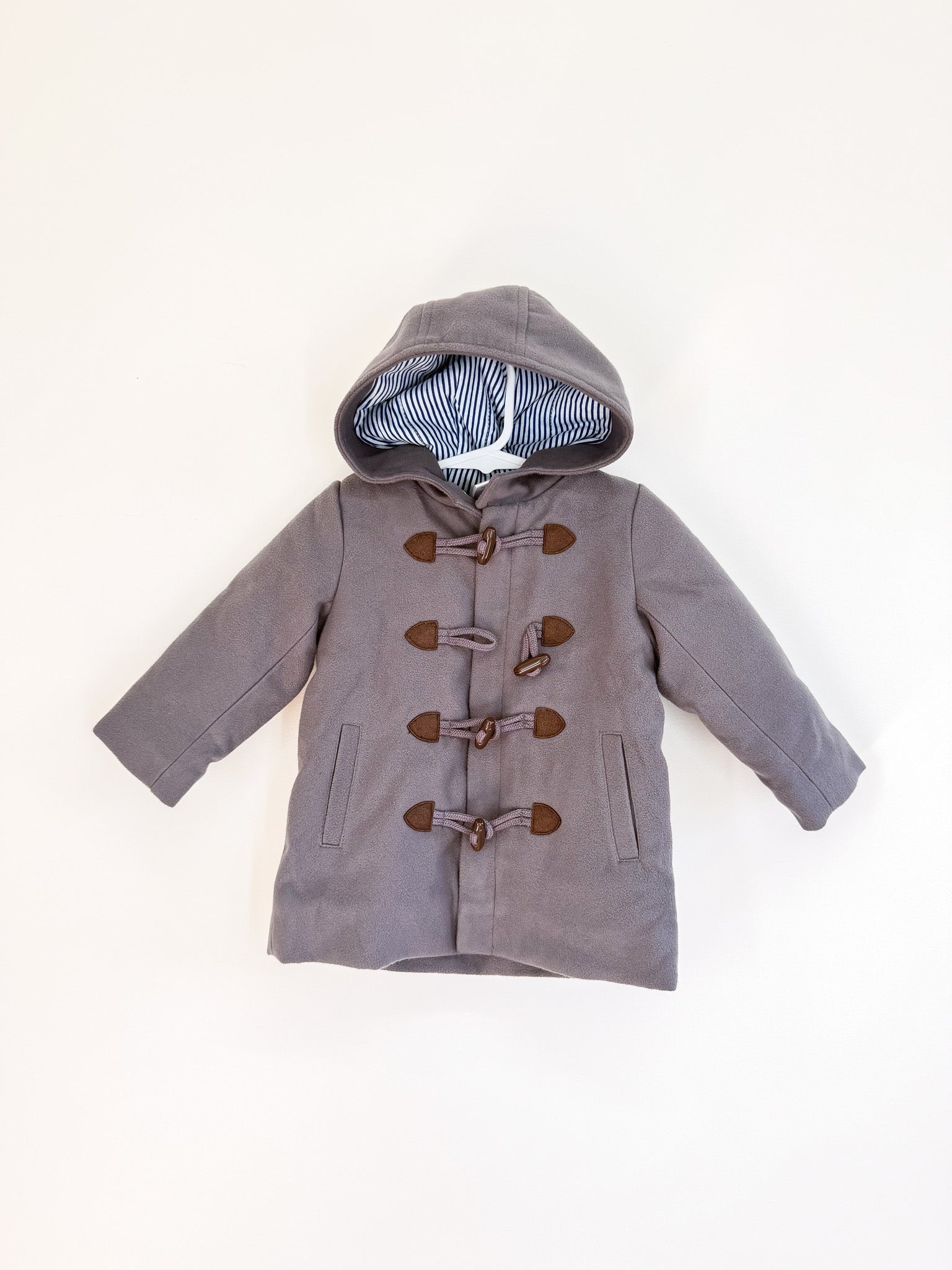 Teeny Weeny hooded duffle coat (12-18m)