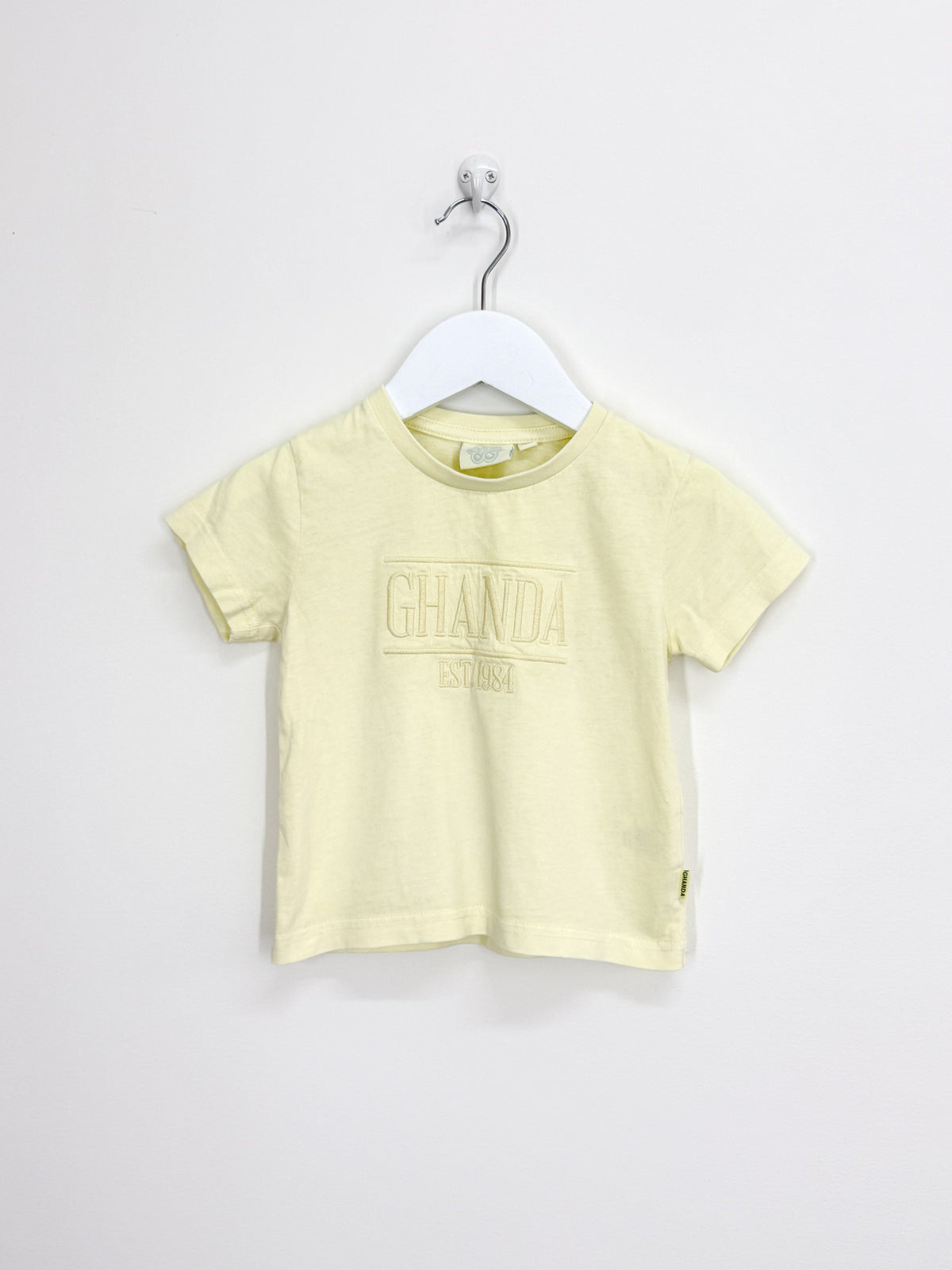 Ghanda billie tee - whipped butter (1-2y)
