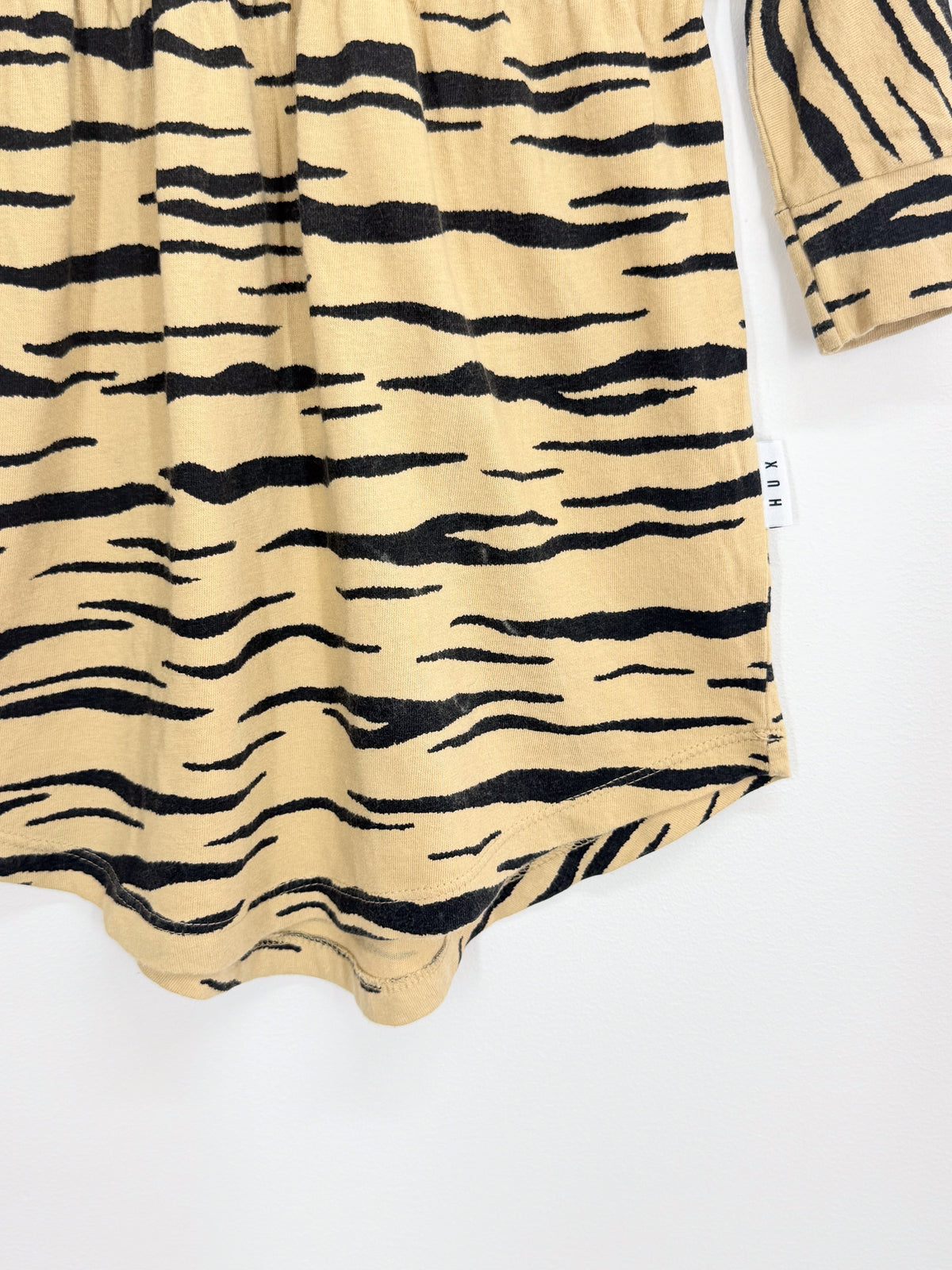 Hux organic wildcat long sleeve swirl dress (1y)