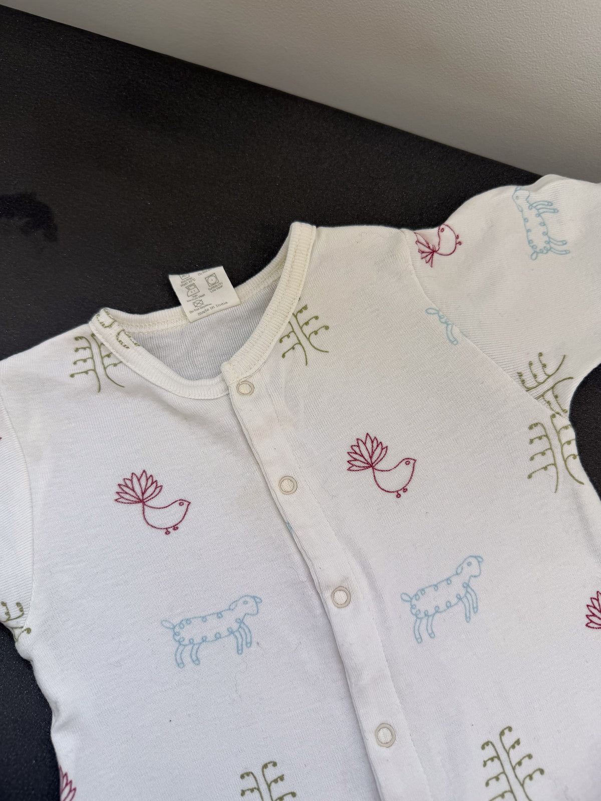 Nature Baby organic stretch & grow - OG print (0-3m)