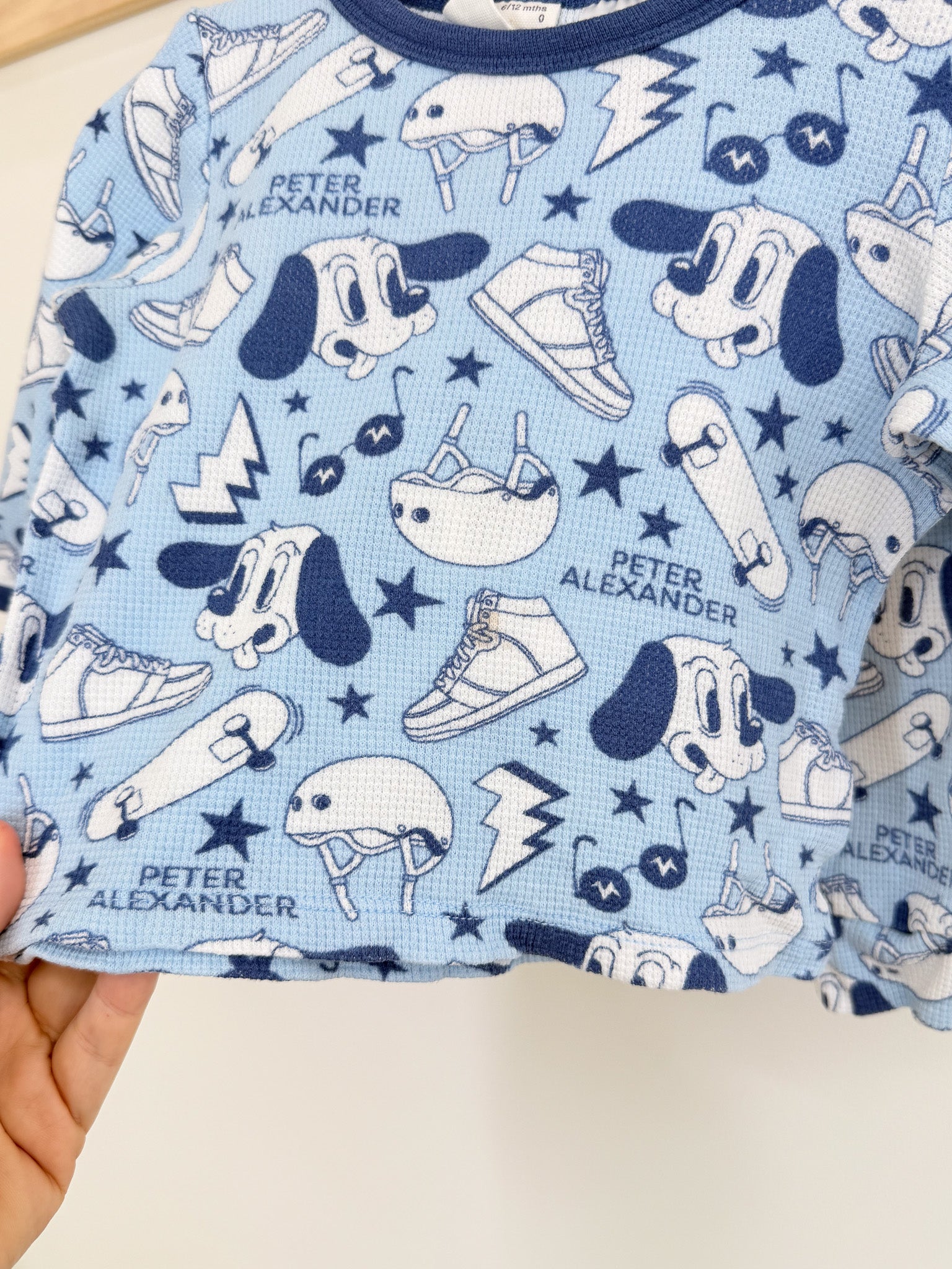 Peter Alexander waffle PJ set (6-12m)