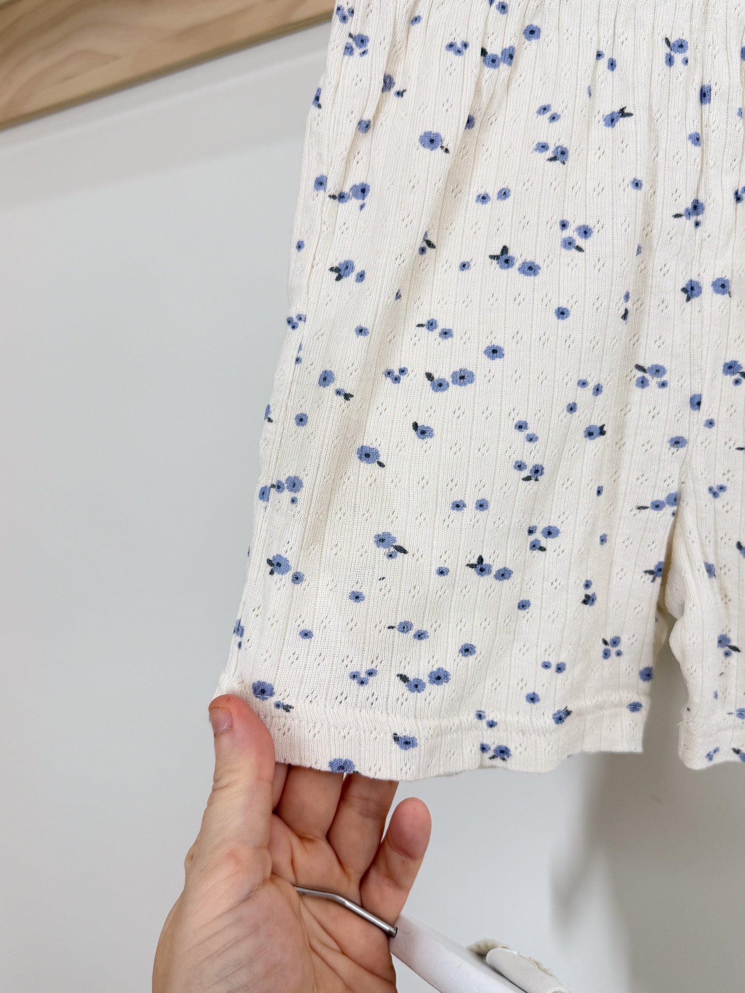 Nature Baby organic pointelle PJ set - daisy (3y)