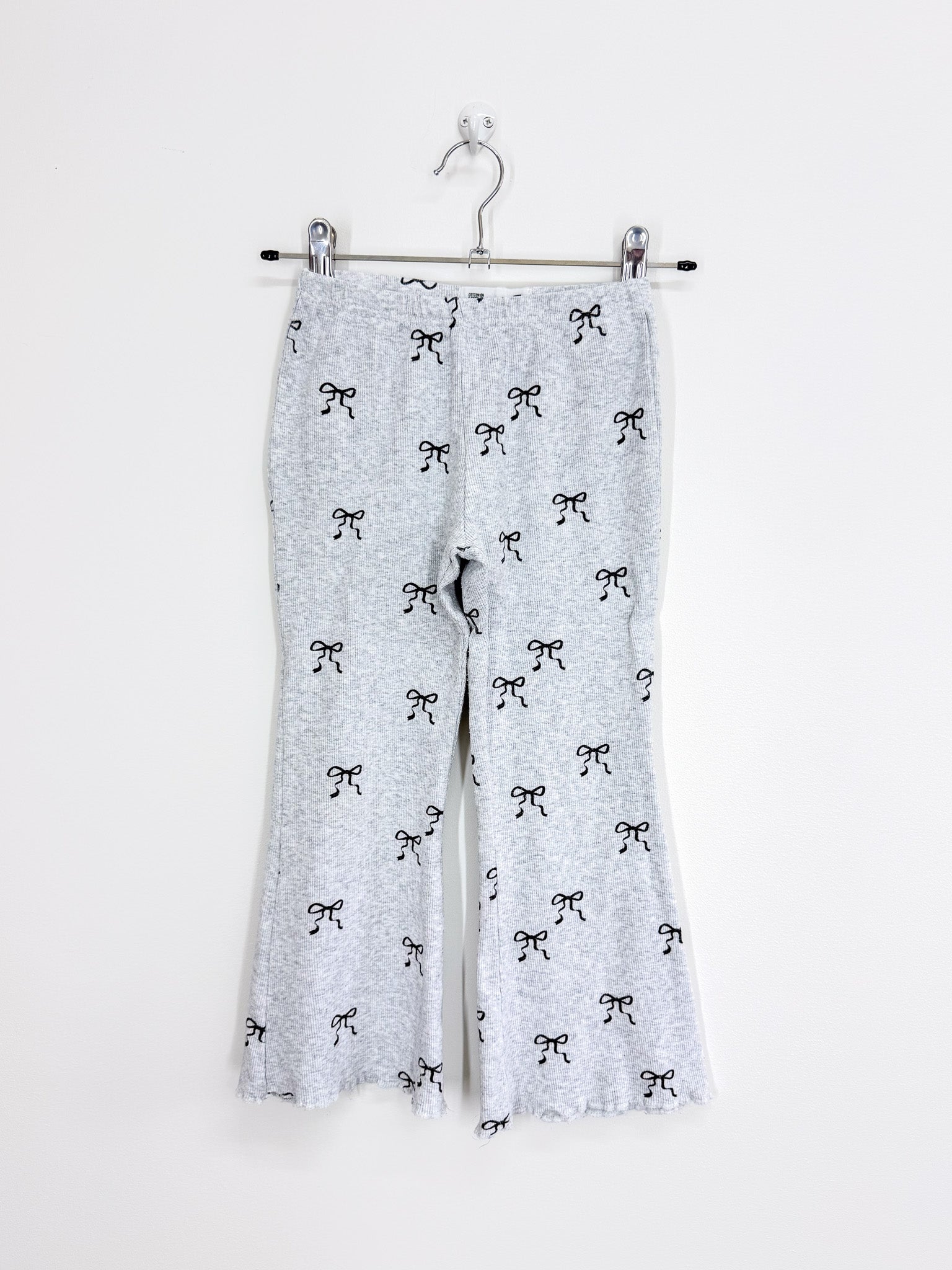 Cotton On Kids rib bow flare leggings (7y)