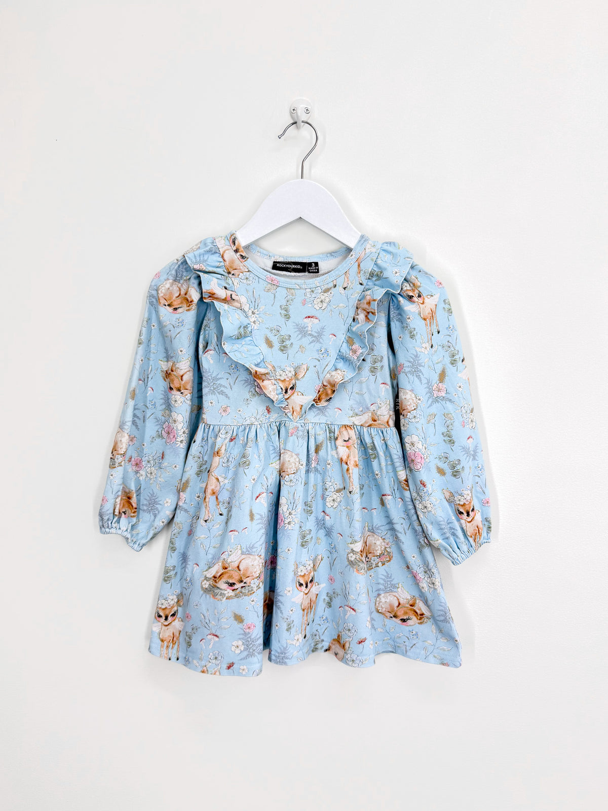 Rock Your Kid frill wasited dress (3y)