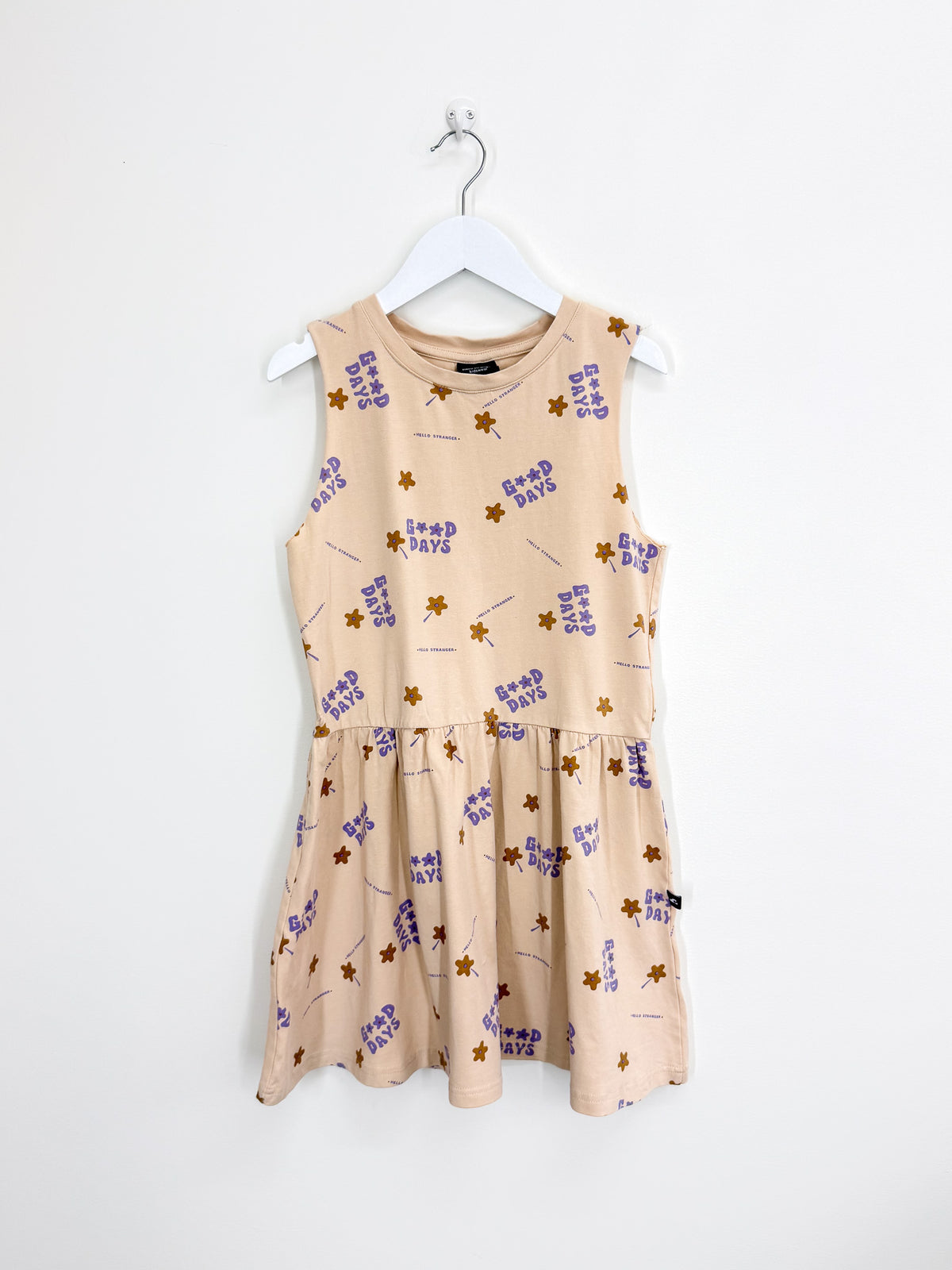 Hello Stranger vacay dress - oat (8y)