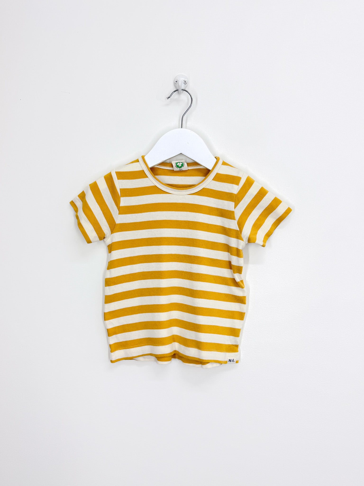 Nature Baby organic striped tee (1y)