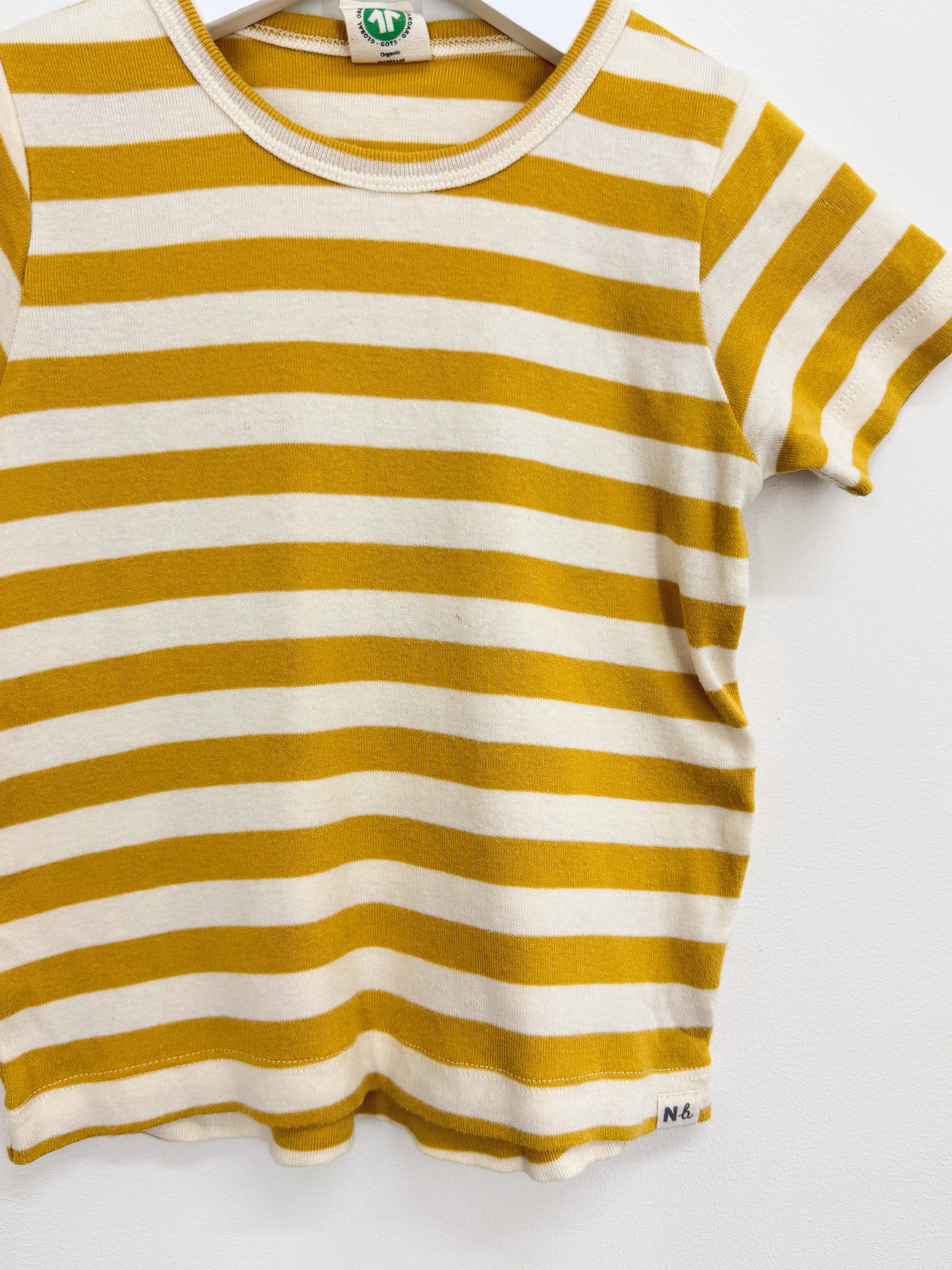 Nature Baby organic striped tee (1y)