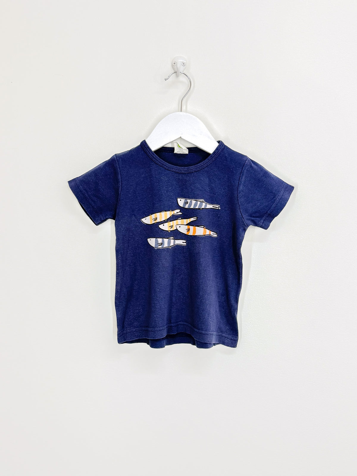 Nature Baby organic short sleeve tee - south seas (6-12m)
