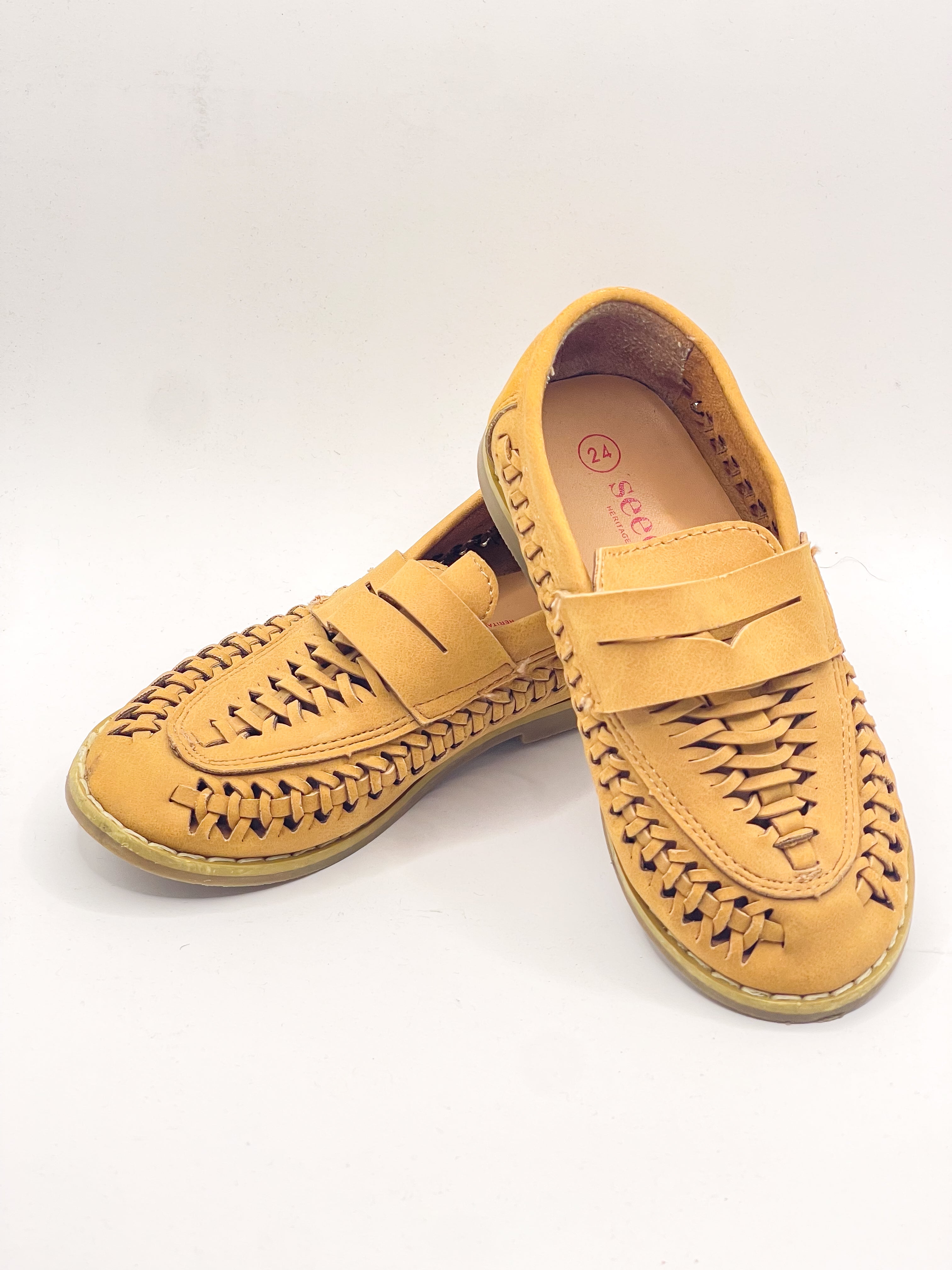 Seed woven boat shoes (24EU)