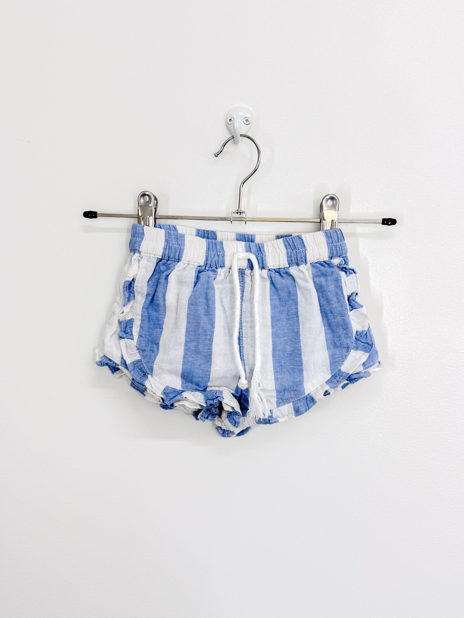 Teeny Weeny linen stripe shorts (3-6m)