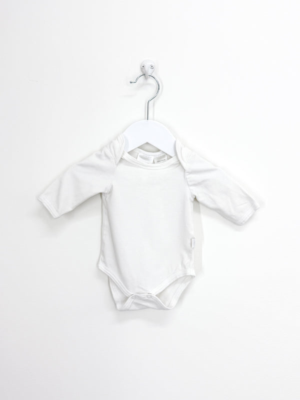 Superfit envelope long sleeve bodysuit - white (newborn)