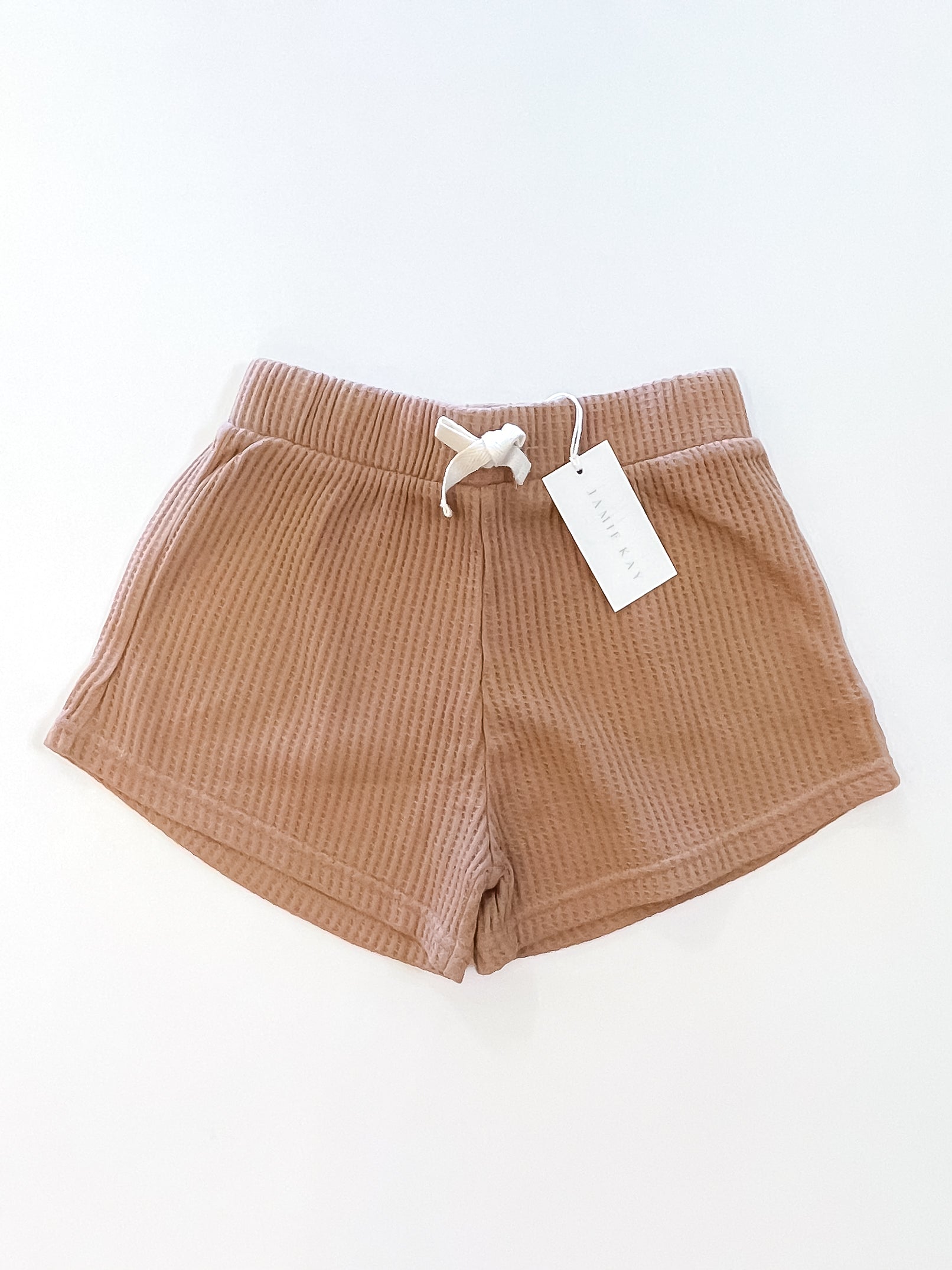 BNWT Jamie Kay organic waffle scarlett shorts (7y)