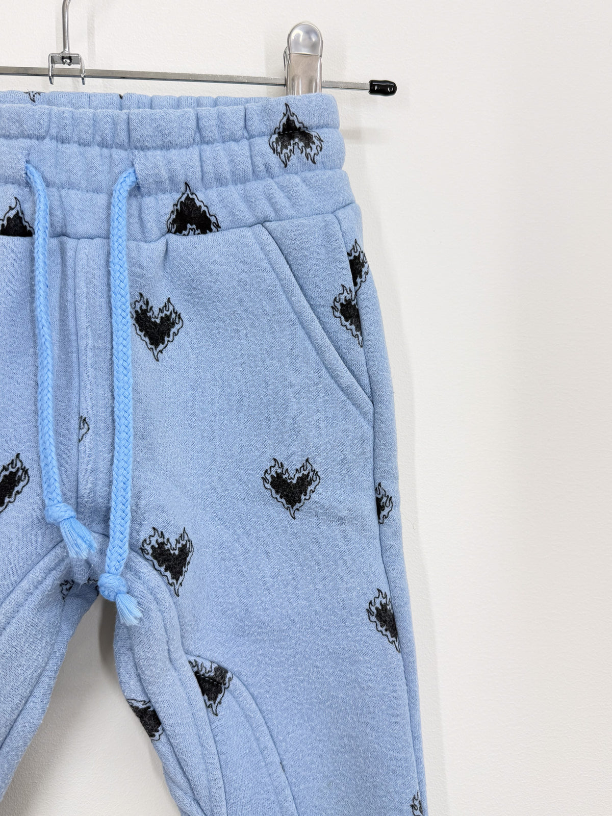 The Girl Club rock on heart joggers (2y)