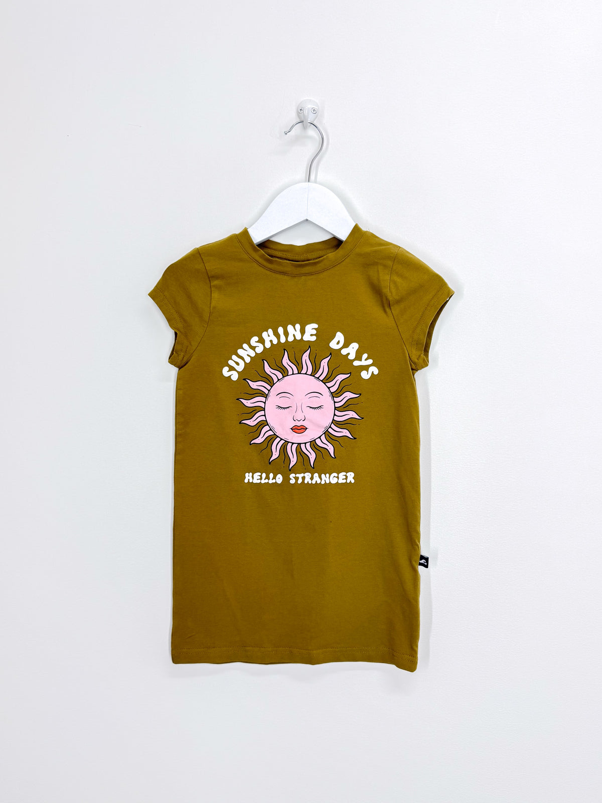 Hello Stranger sunshine days tee dress (3y)