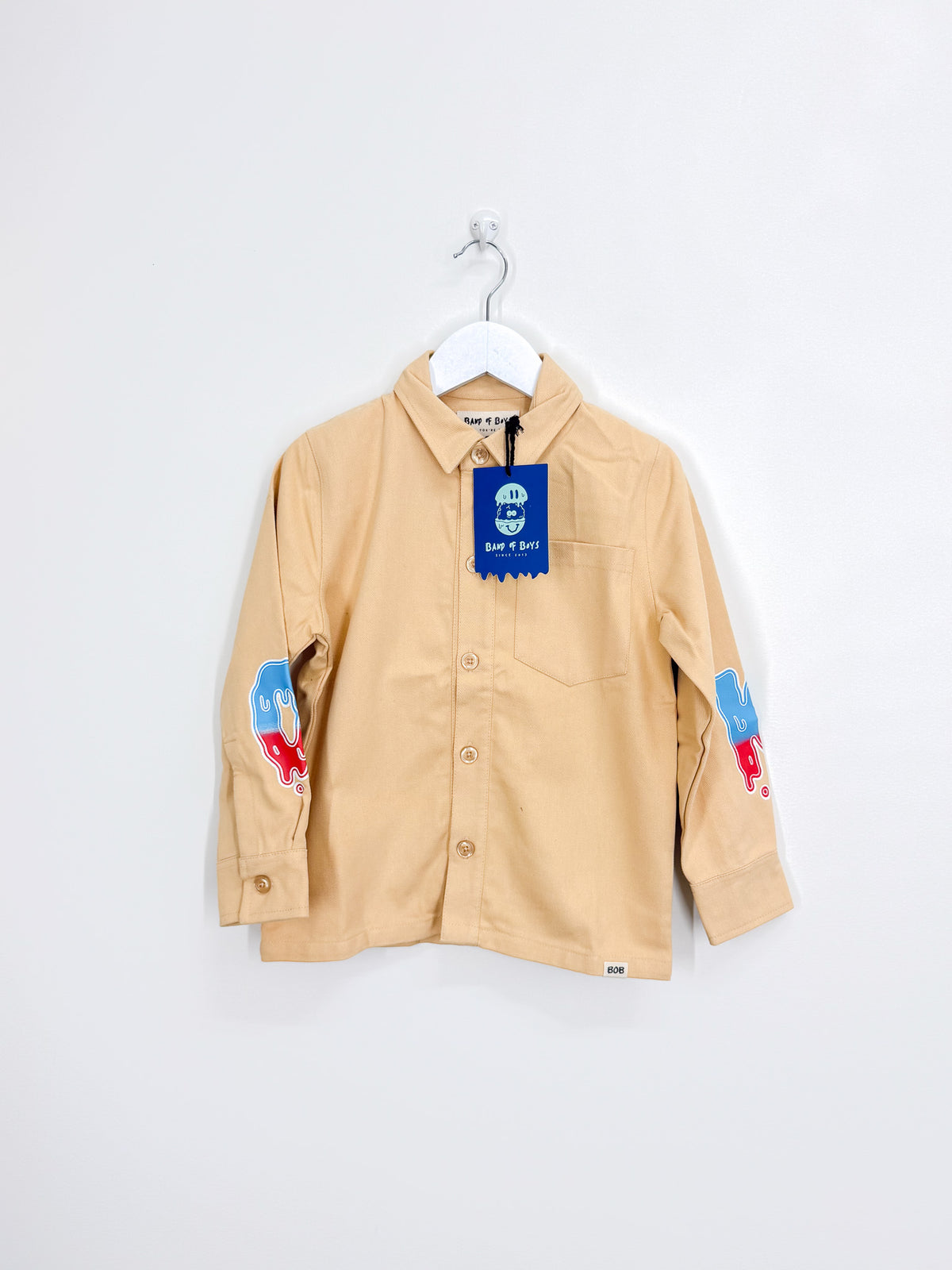 BNWT Band of Boys OK gradient long sleeve shirt (5y)