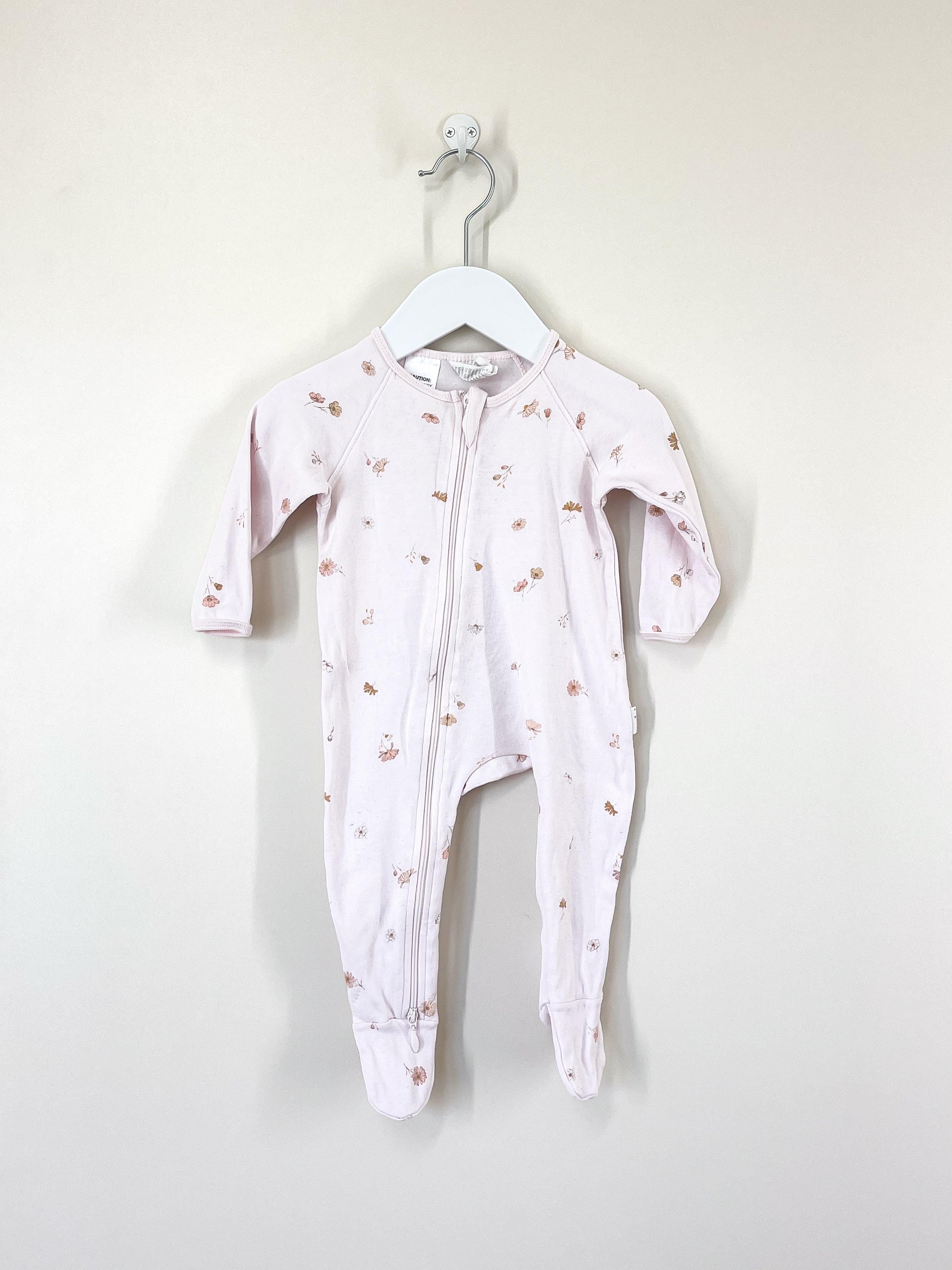 Toshi floral zip onesie (3-6m)