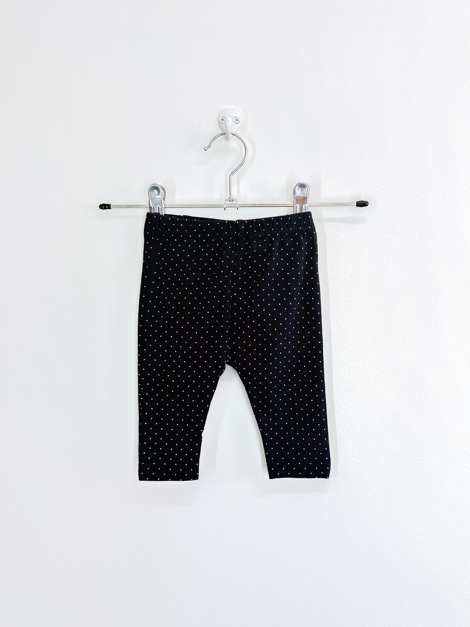 Nature Baby organic leggings - navy spot (0-3m)