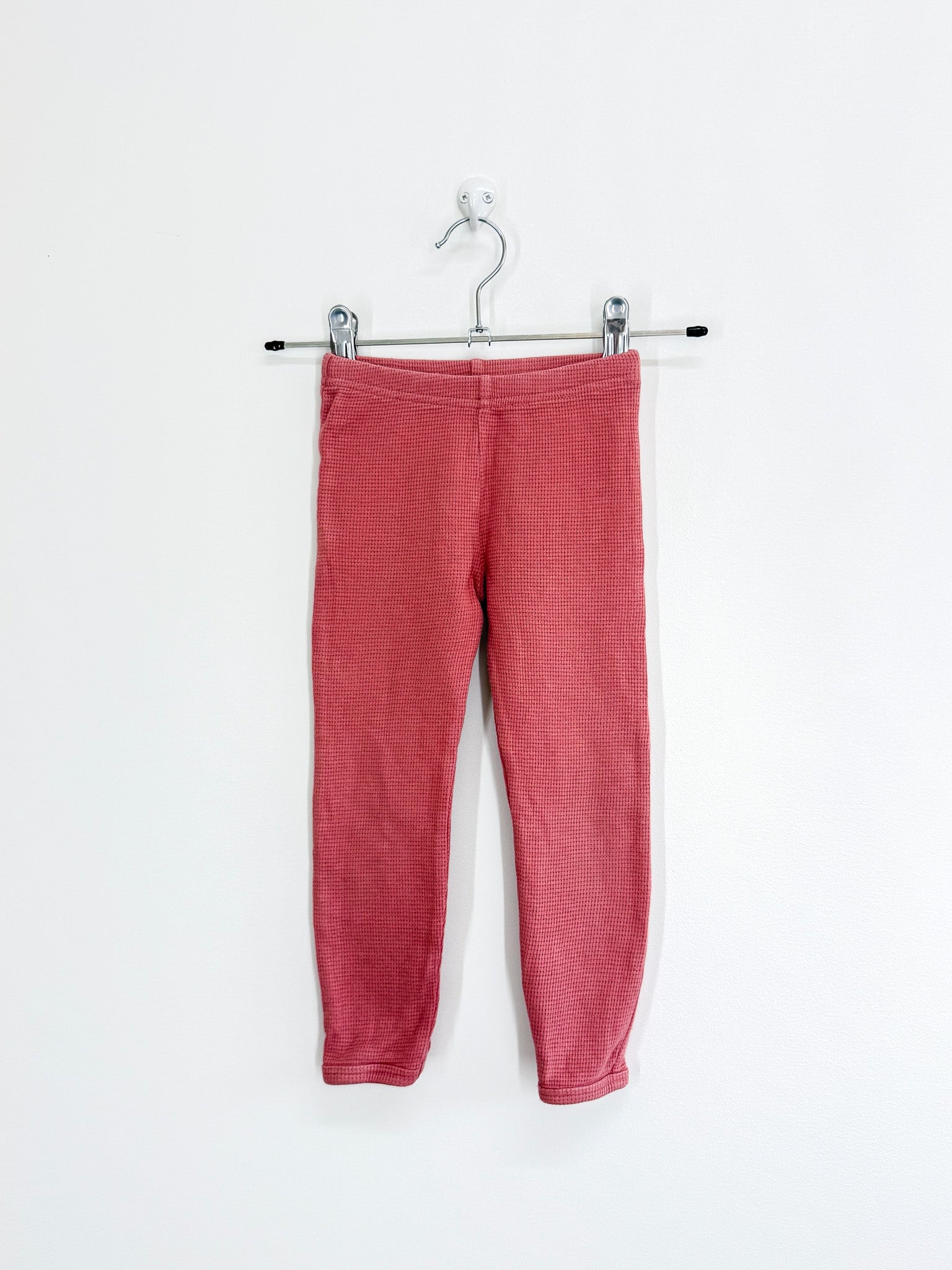 Nature Baby organic waffle leggings (2y)