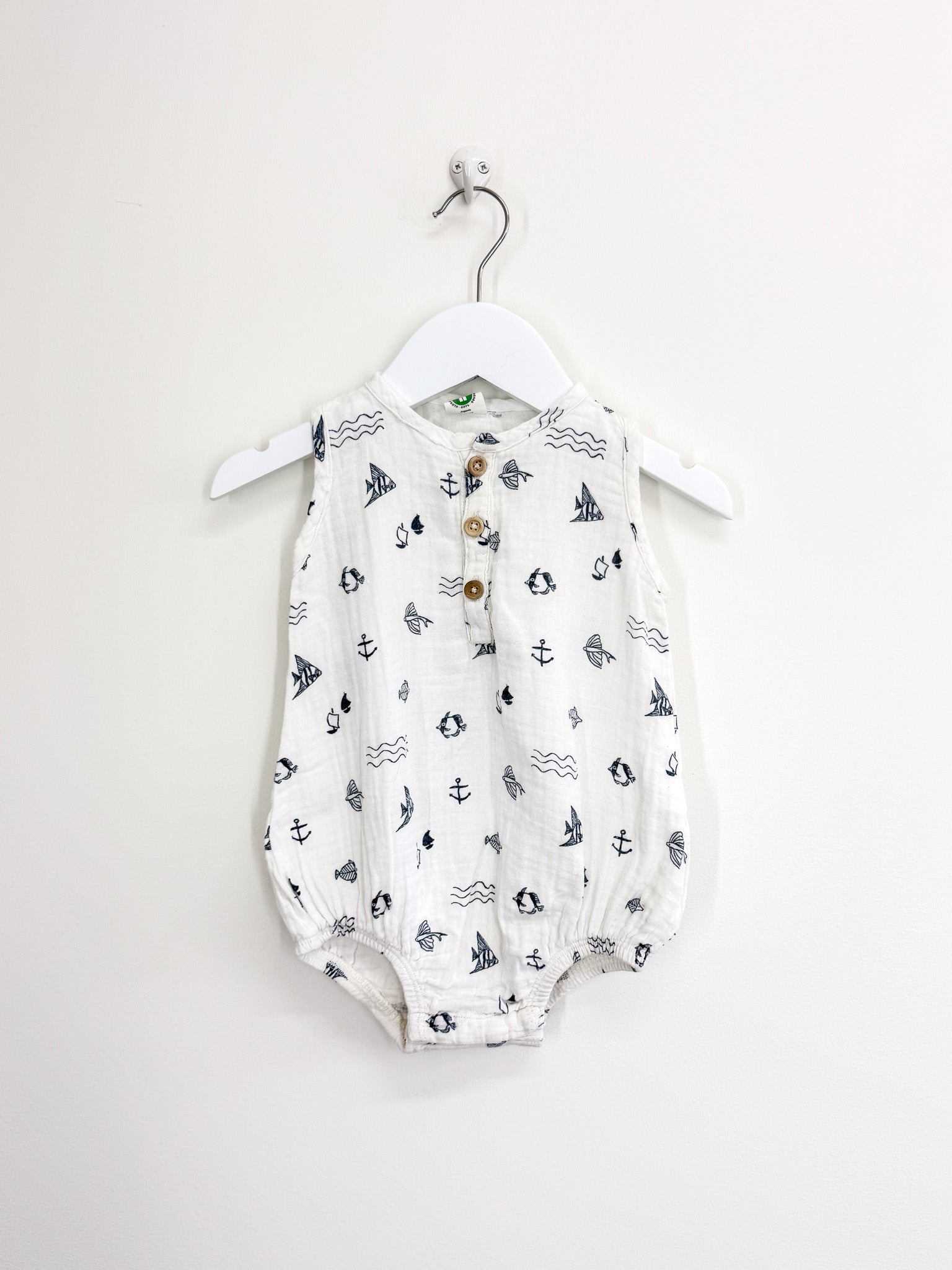 Nature Baby organic cedar suit - atlantic (6-12m)