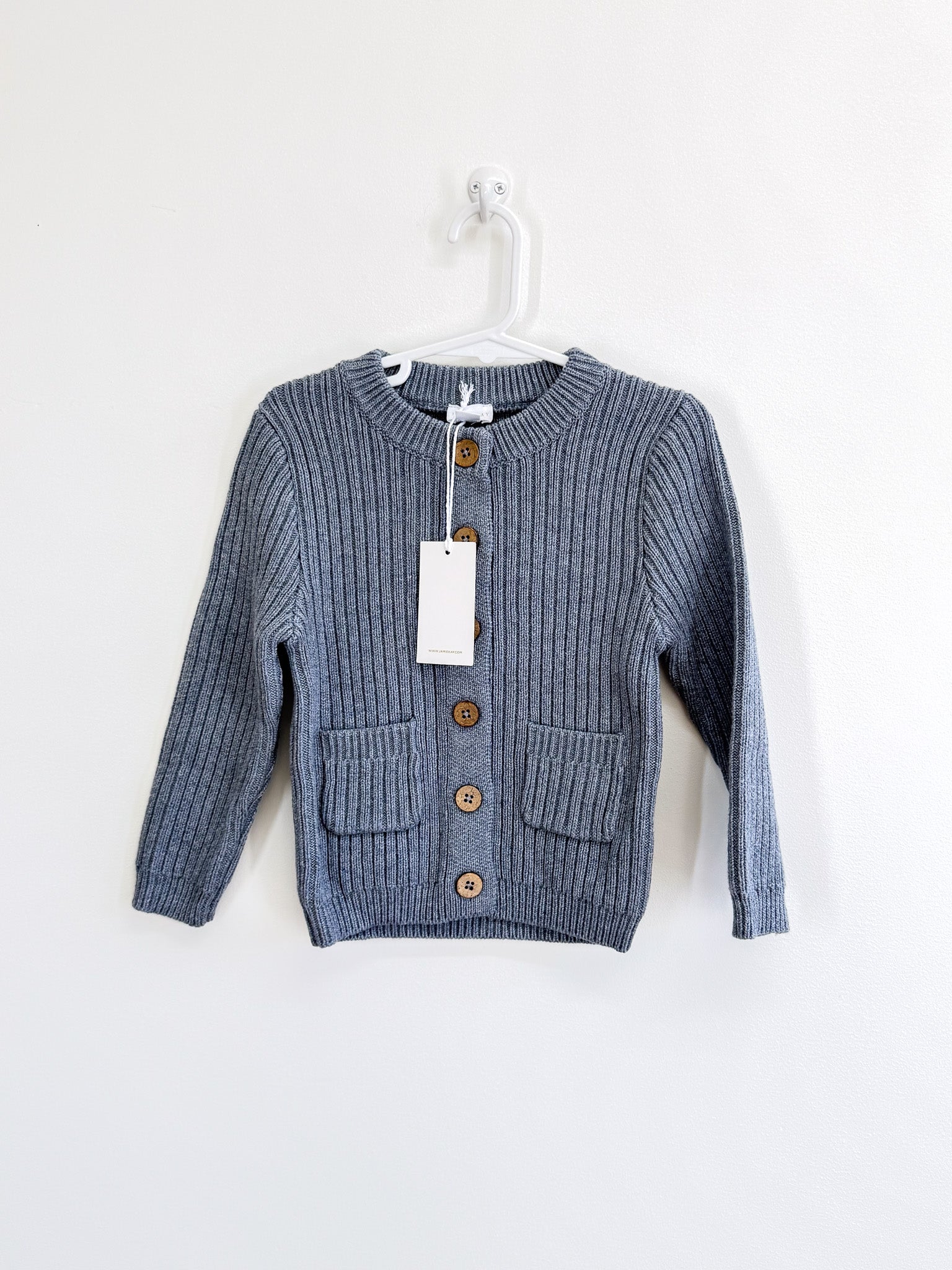 BNWT Jamie Kay OG jessie knit cardi - harbour marle (2y)