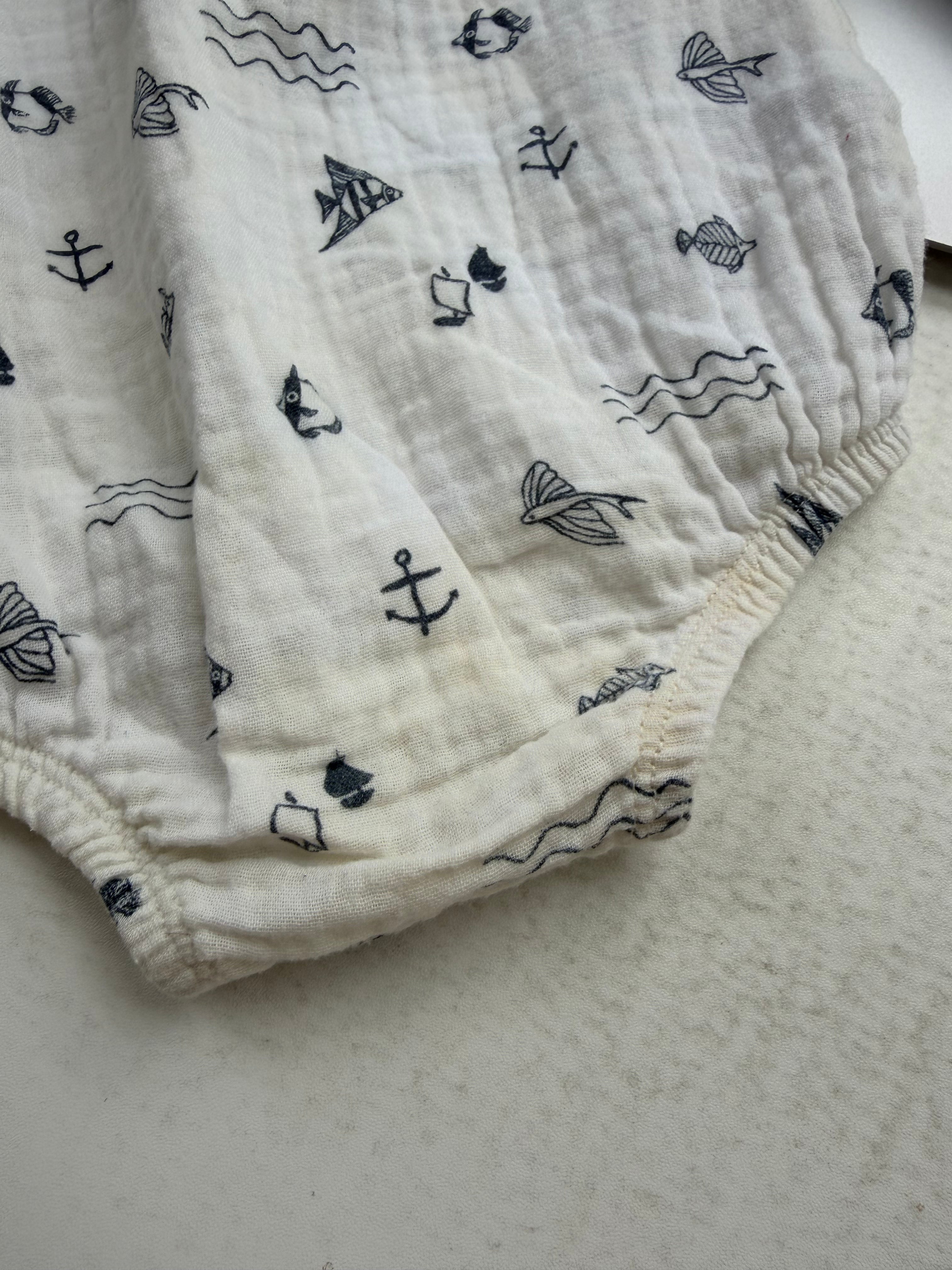 Nature Baby organic cedar suit - atlantic (6-12m)