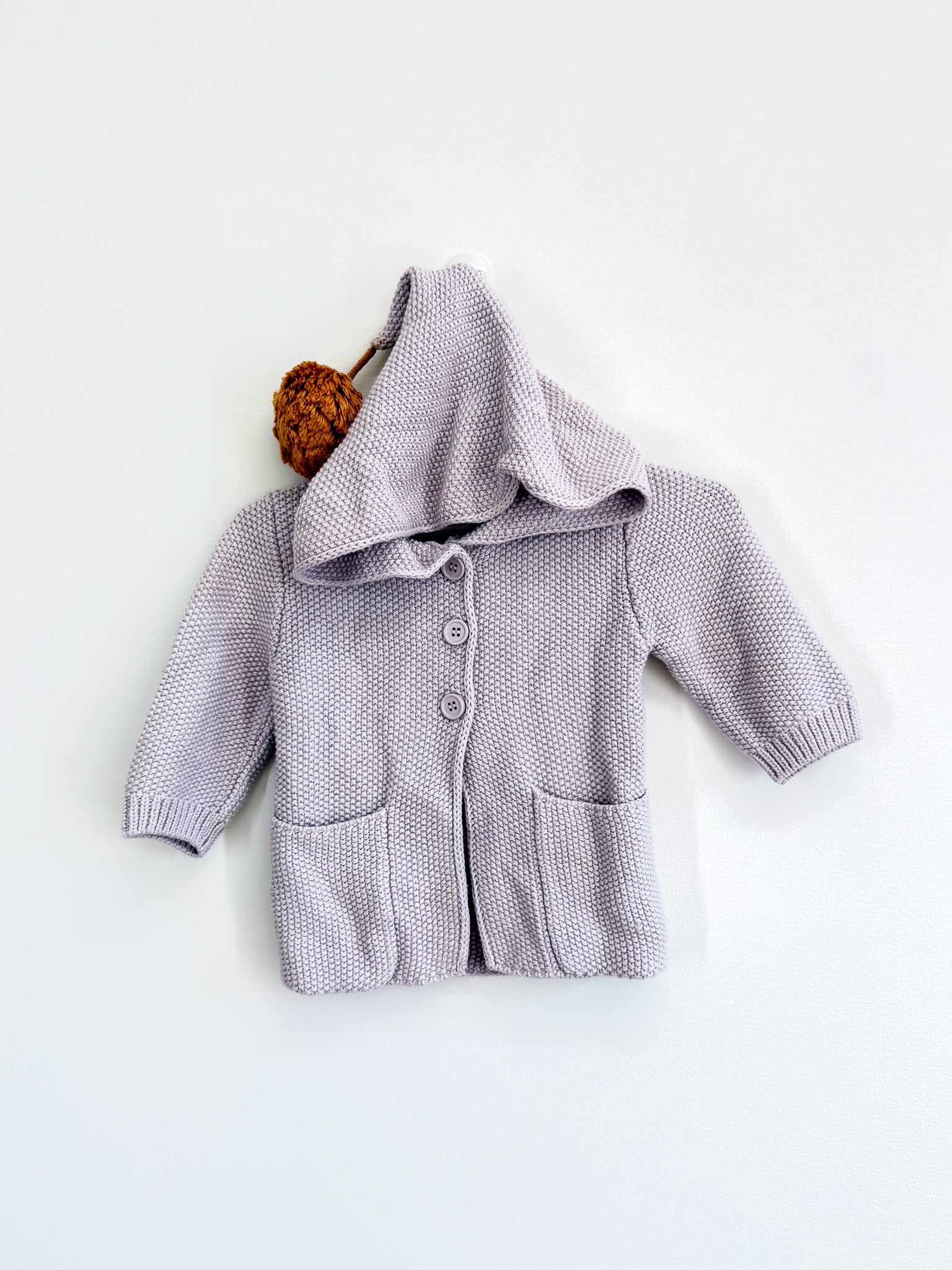 Wilson & Frenchy hooded knit jacket (0-3m)