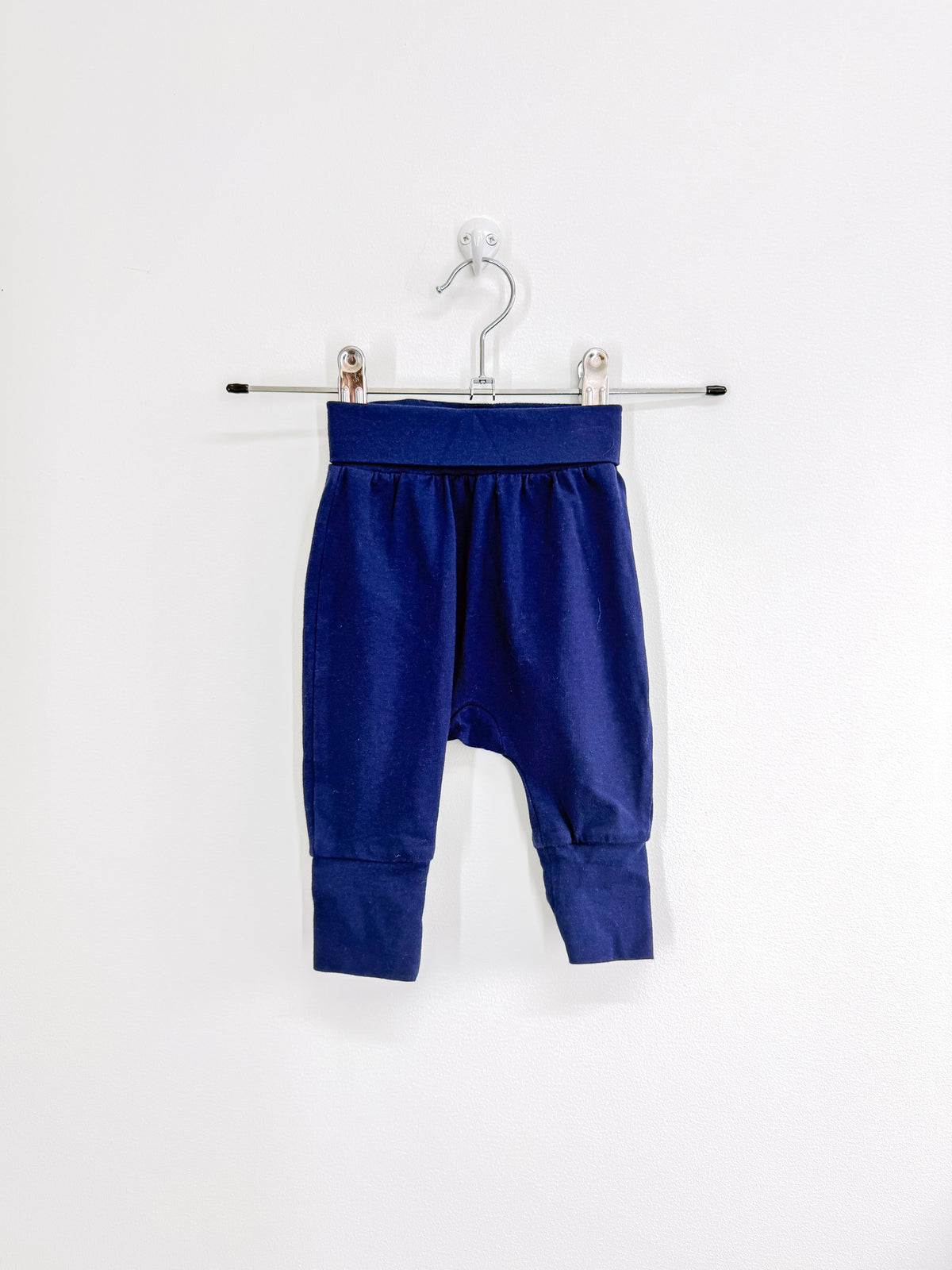 Teeny Weeny navy harem pants (newborn)