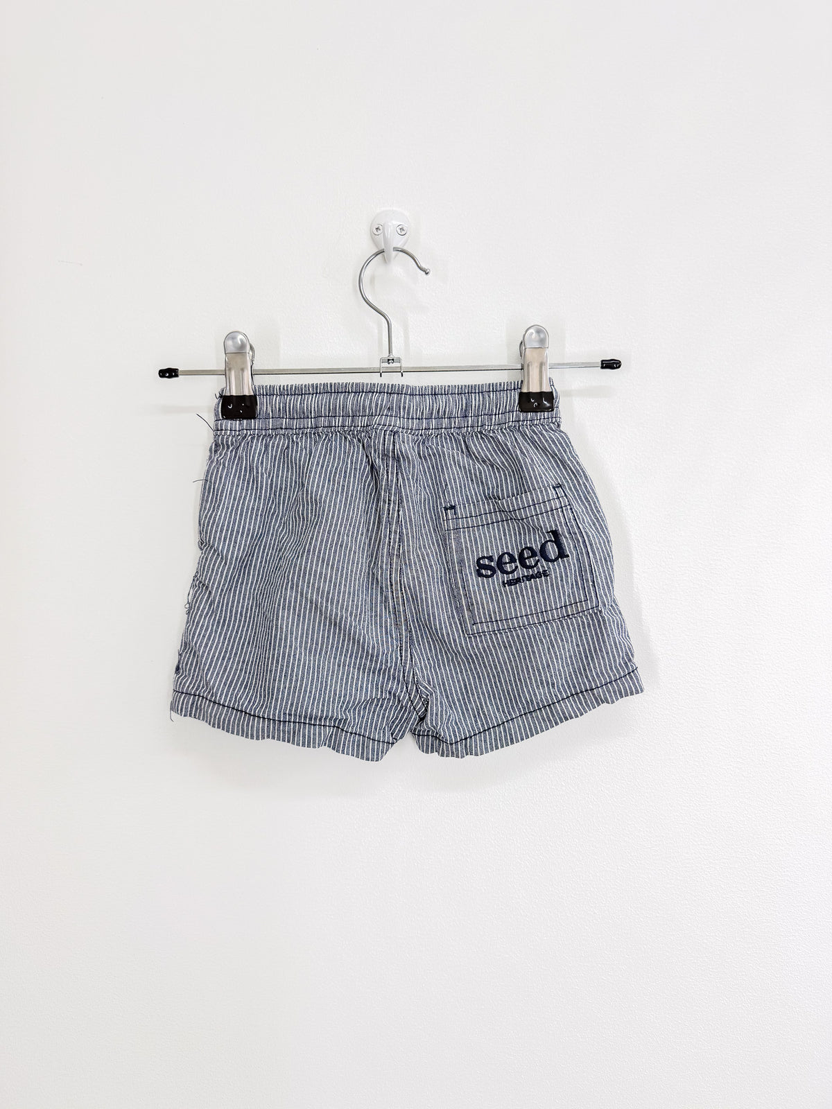 Seed Heritage core logo striped shorts (12-18m)