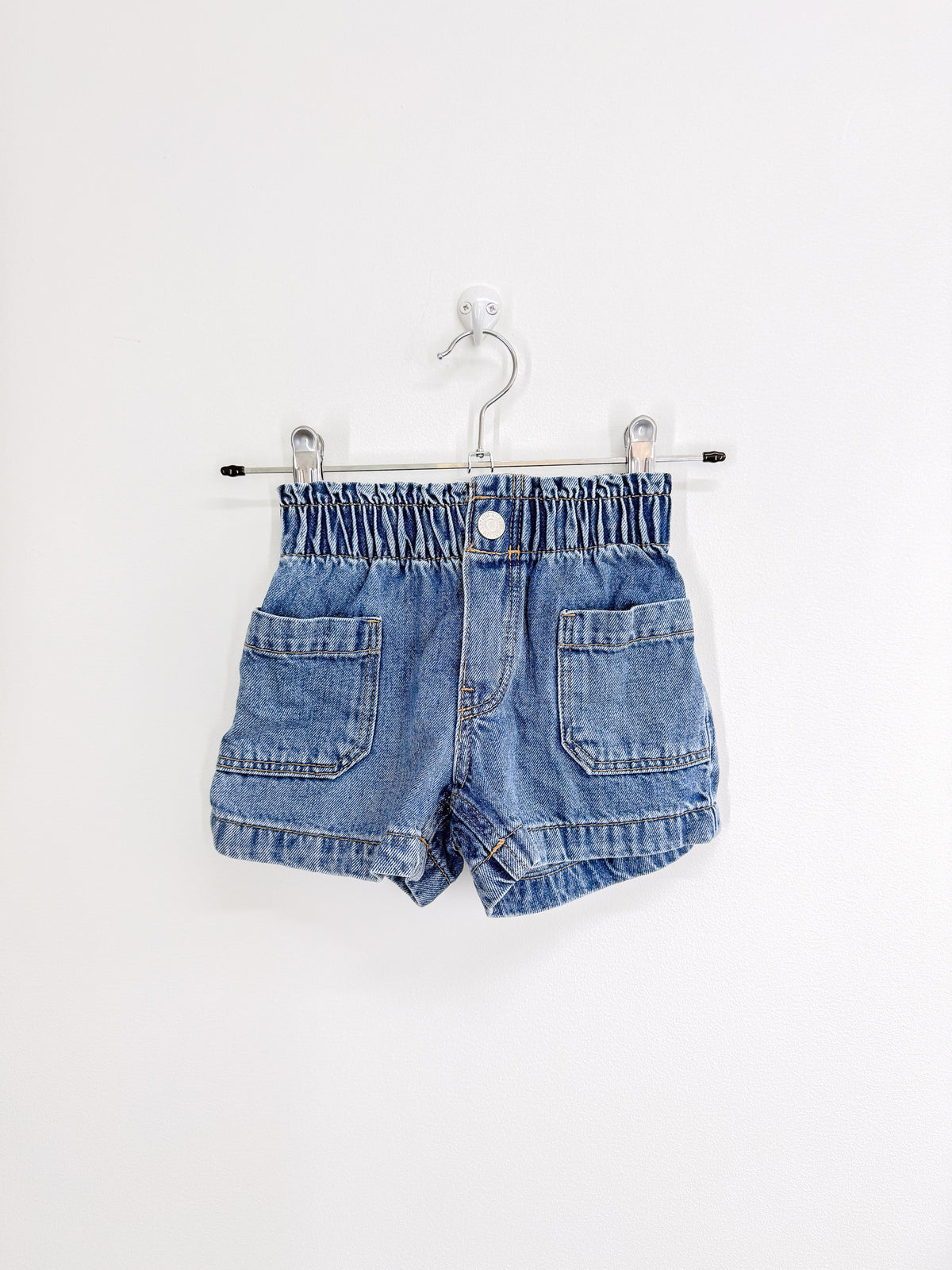 H&M paper bag denim shorts (2y)