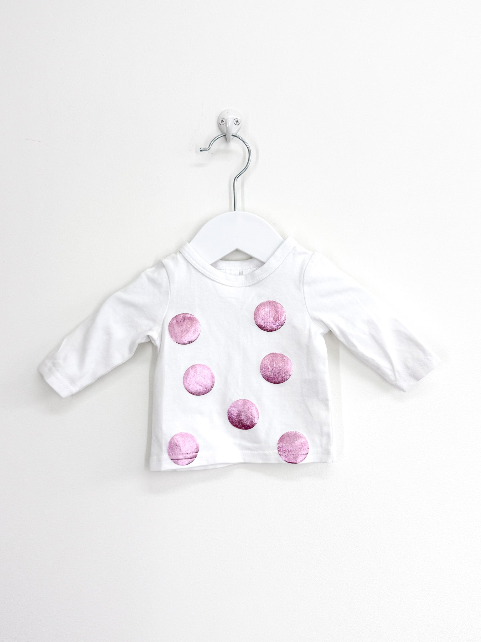 Teeny Weeny long sleeve spot tee (newborn)