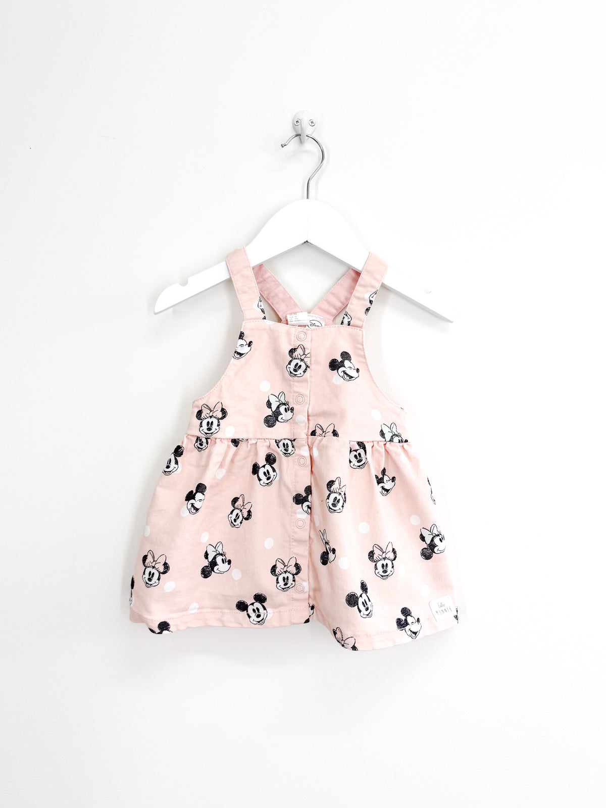 H&M x Disney denim pinafore dress (6-9m)